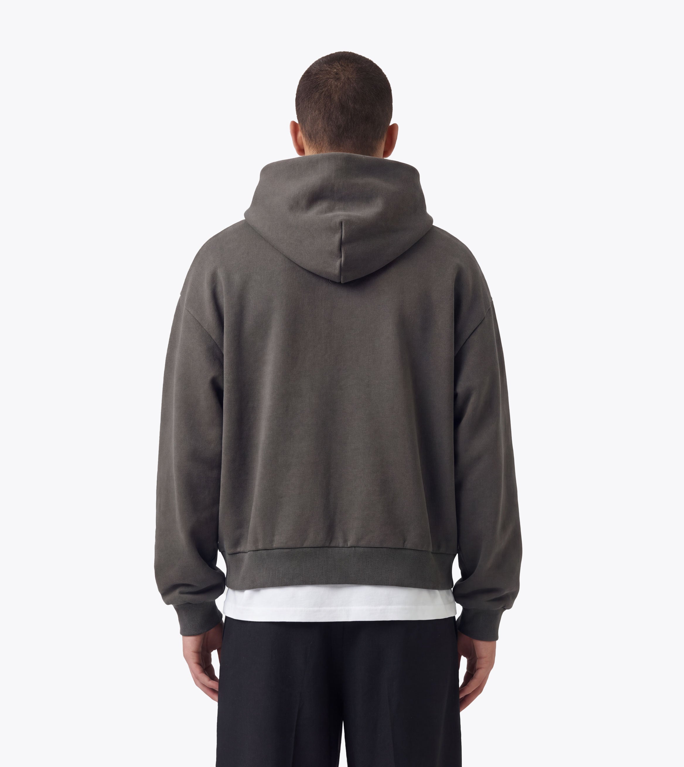 Stallion Box Crop Hood Charcoal - Coming Soon