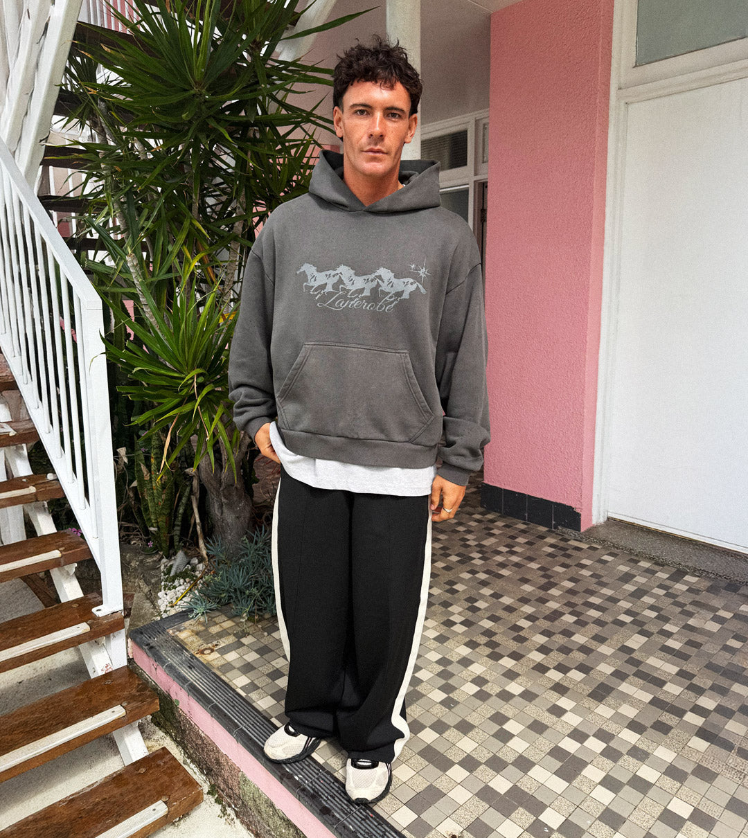 Stitched Football Mega Pant Black
