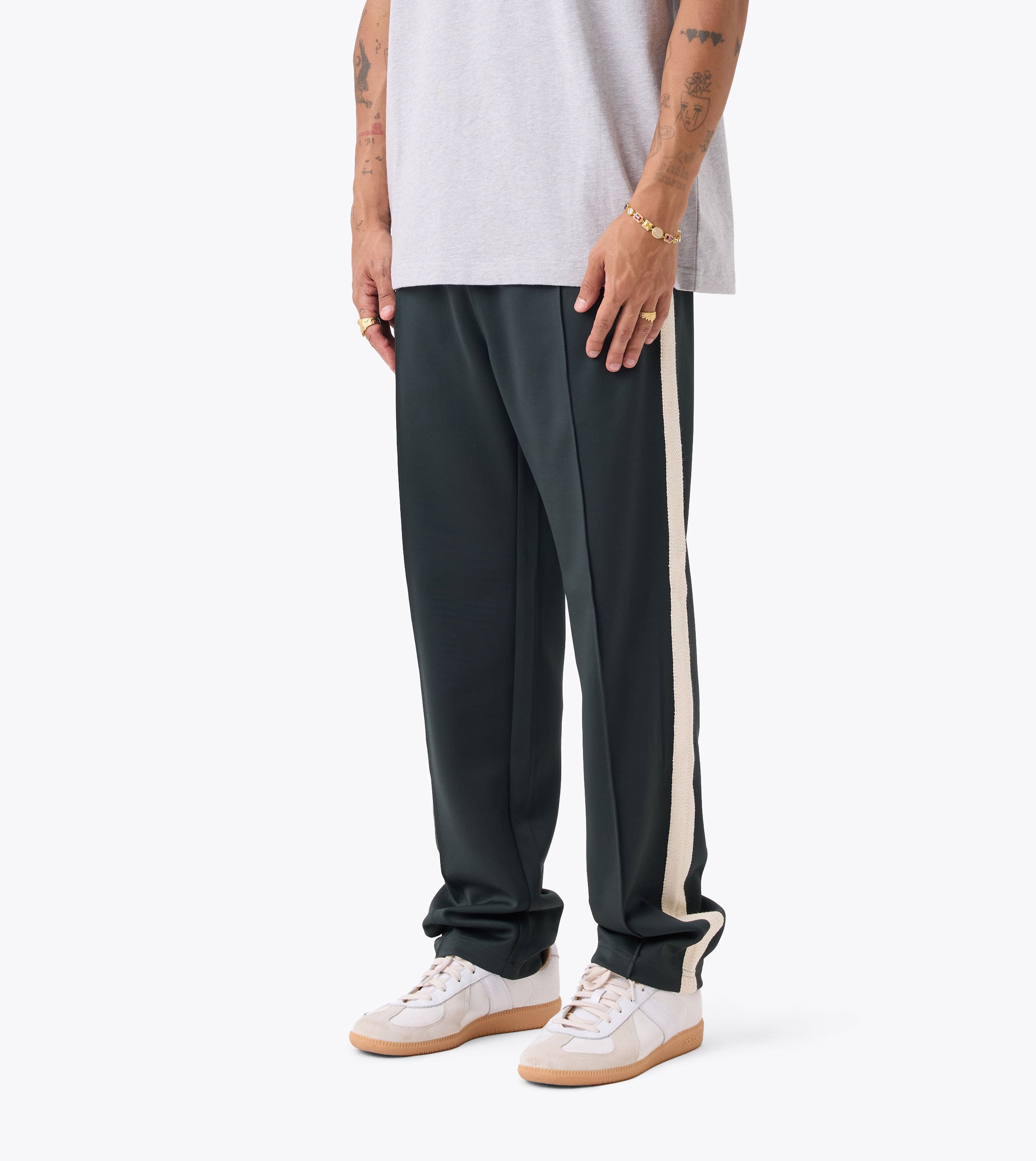 Stitched Football Trackpant Forest