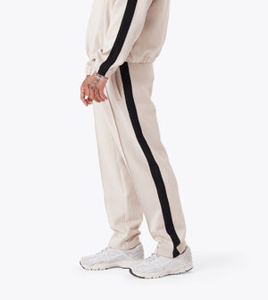 Stitched Football Trackpant Oat - Coming Soon