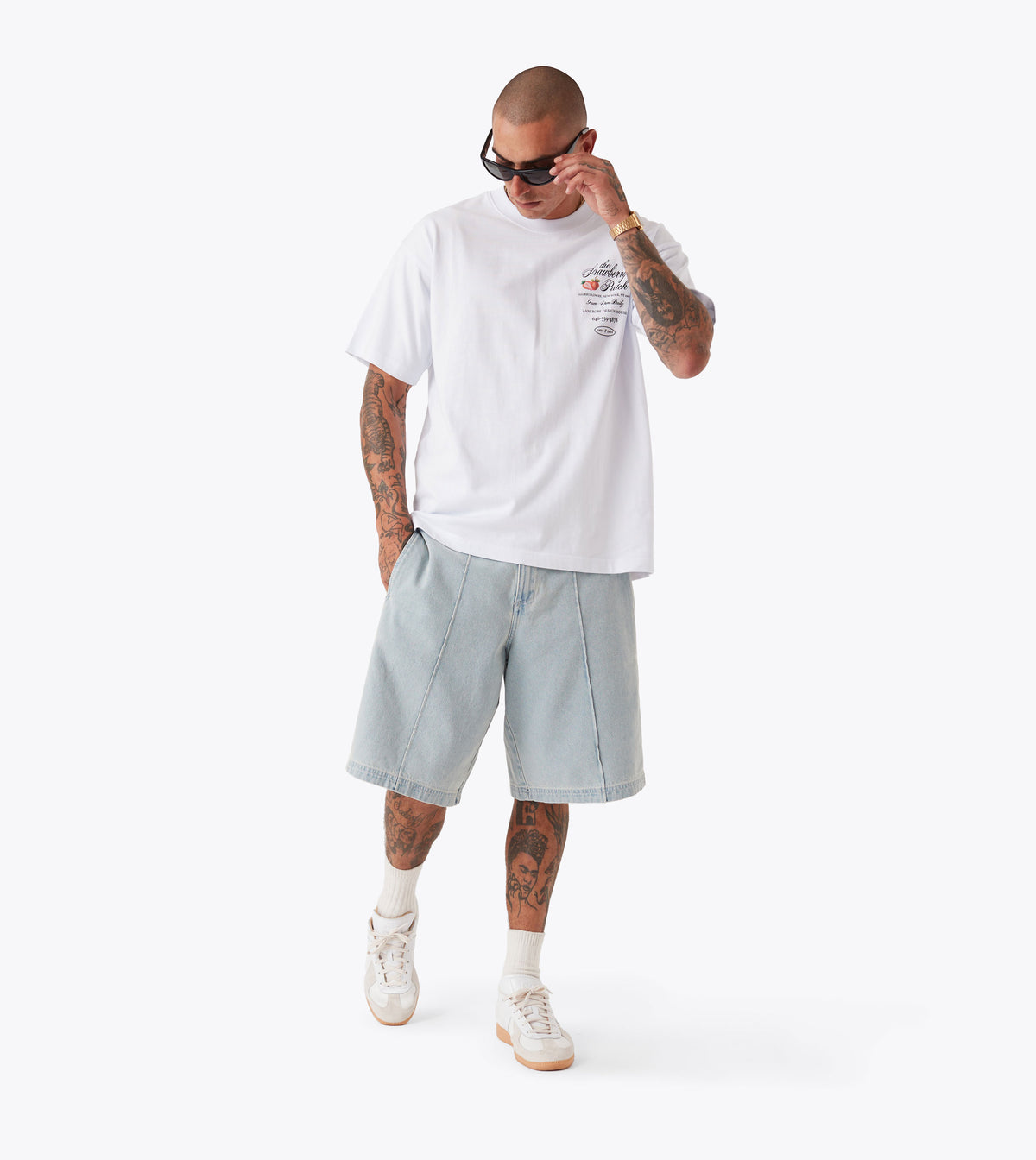 Strawberry Box Tee White