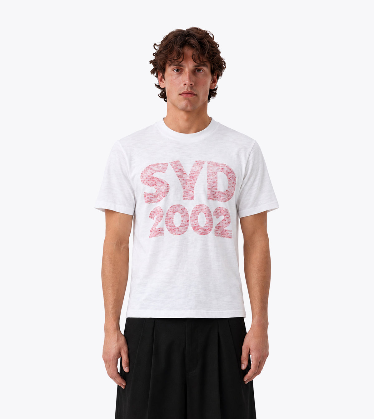 Syd Slub Baby Tee White