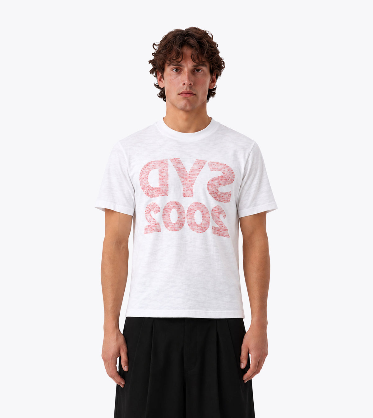 Syd Slub Baby Tee White