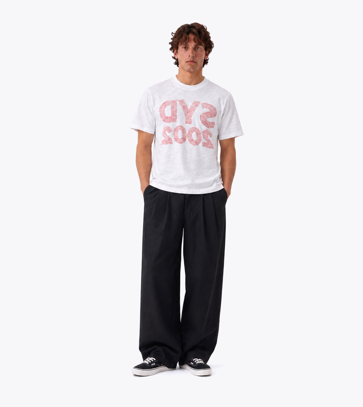 Syd Slub Baby Tee White