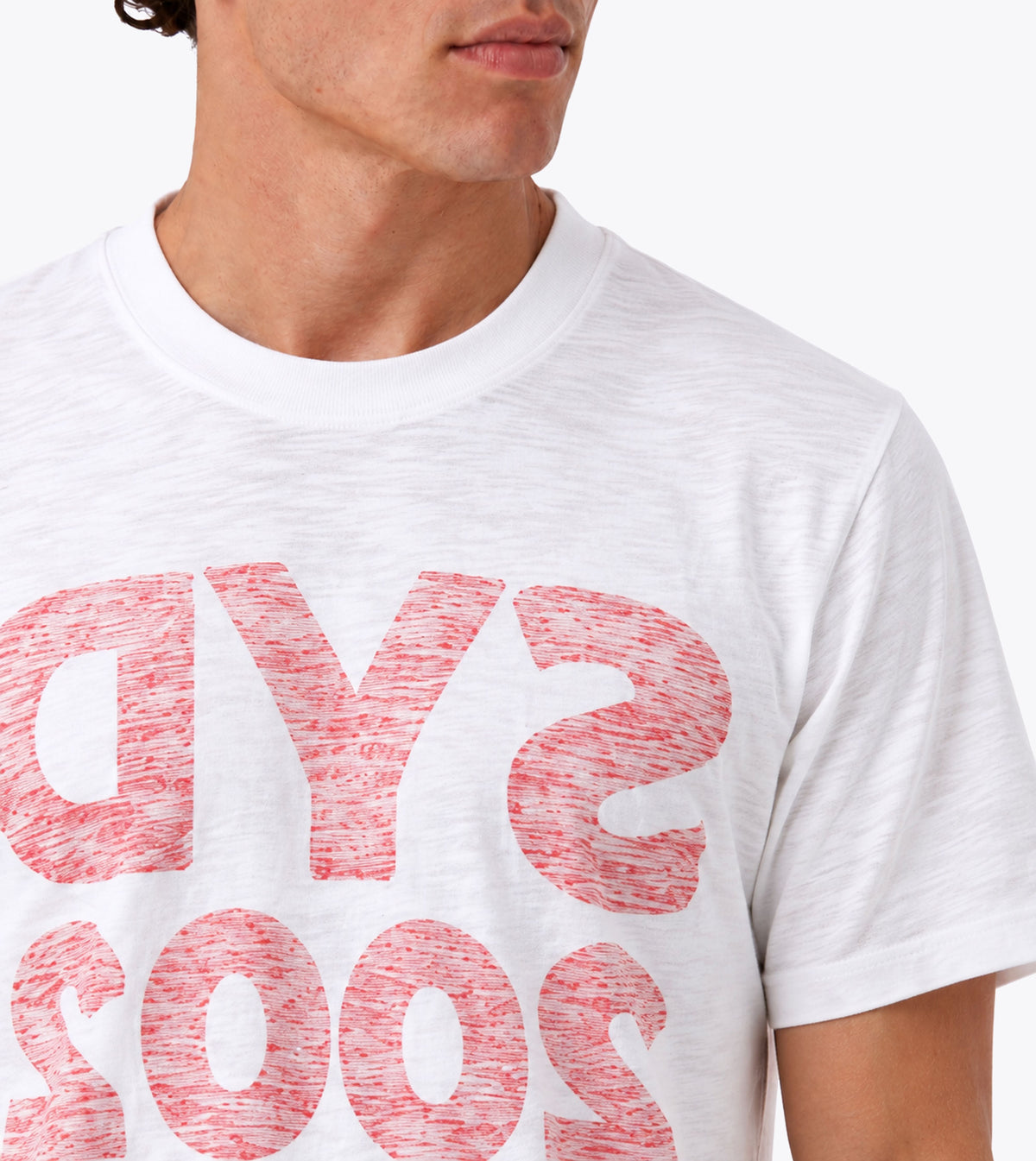 Syd Slub Baby Tee White
