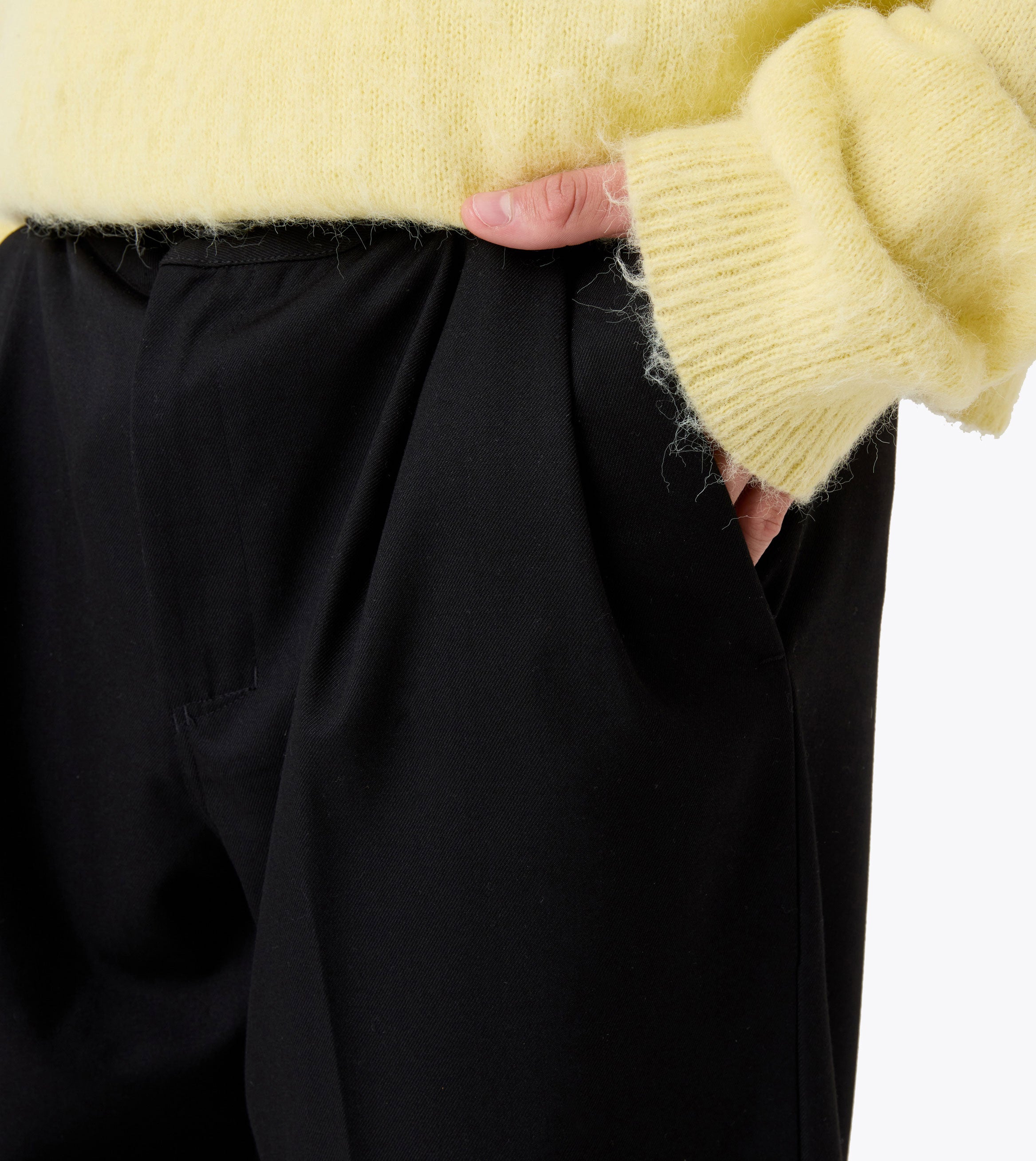 Twill Flow Pant Black