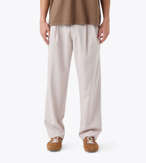 Twill Flow Pant Ecru