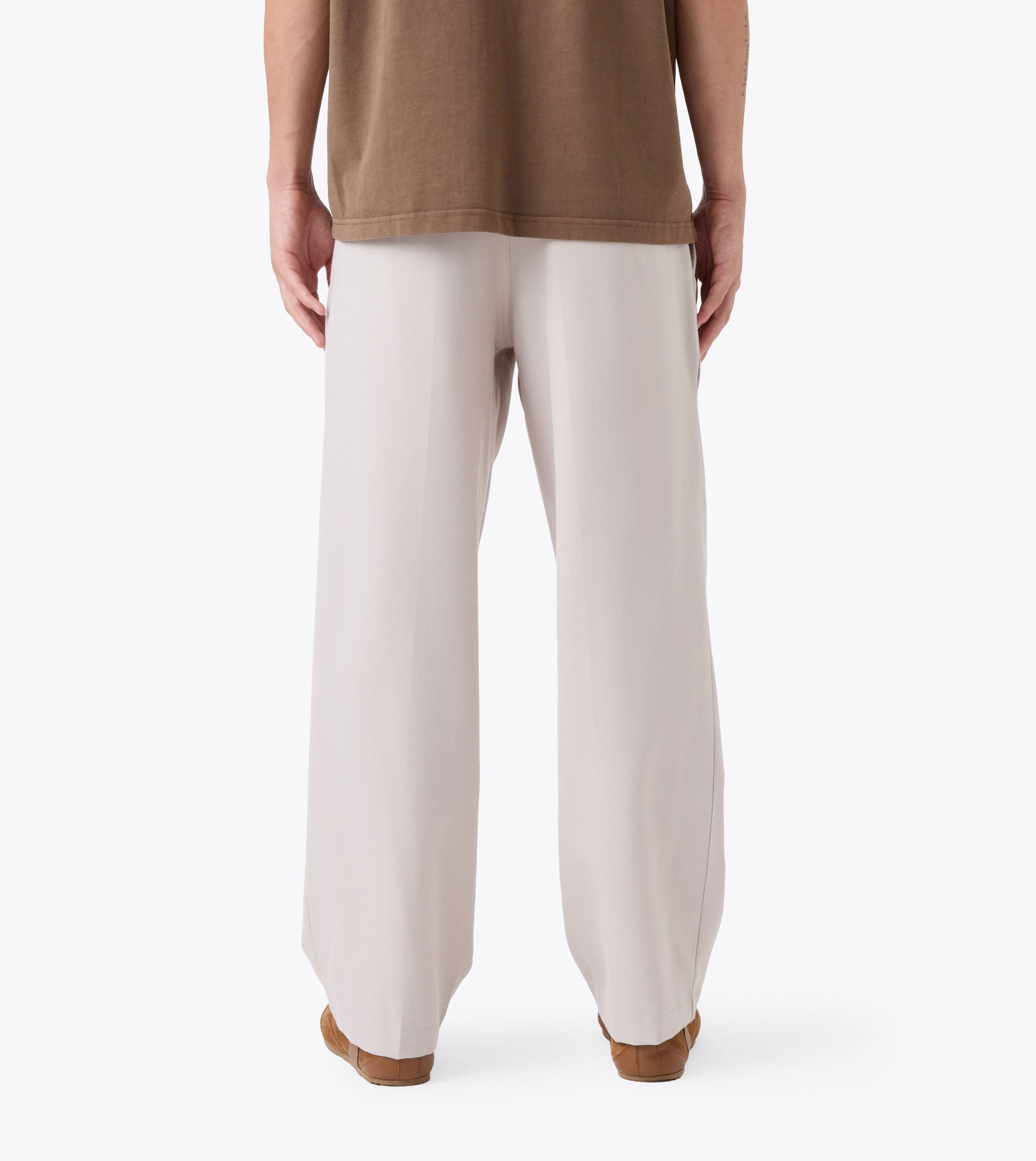 Twill Flow Pant Ecru