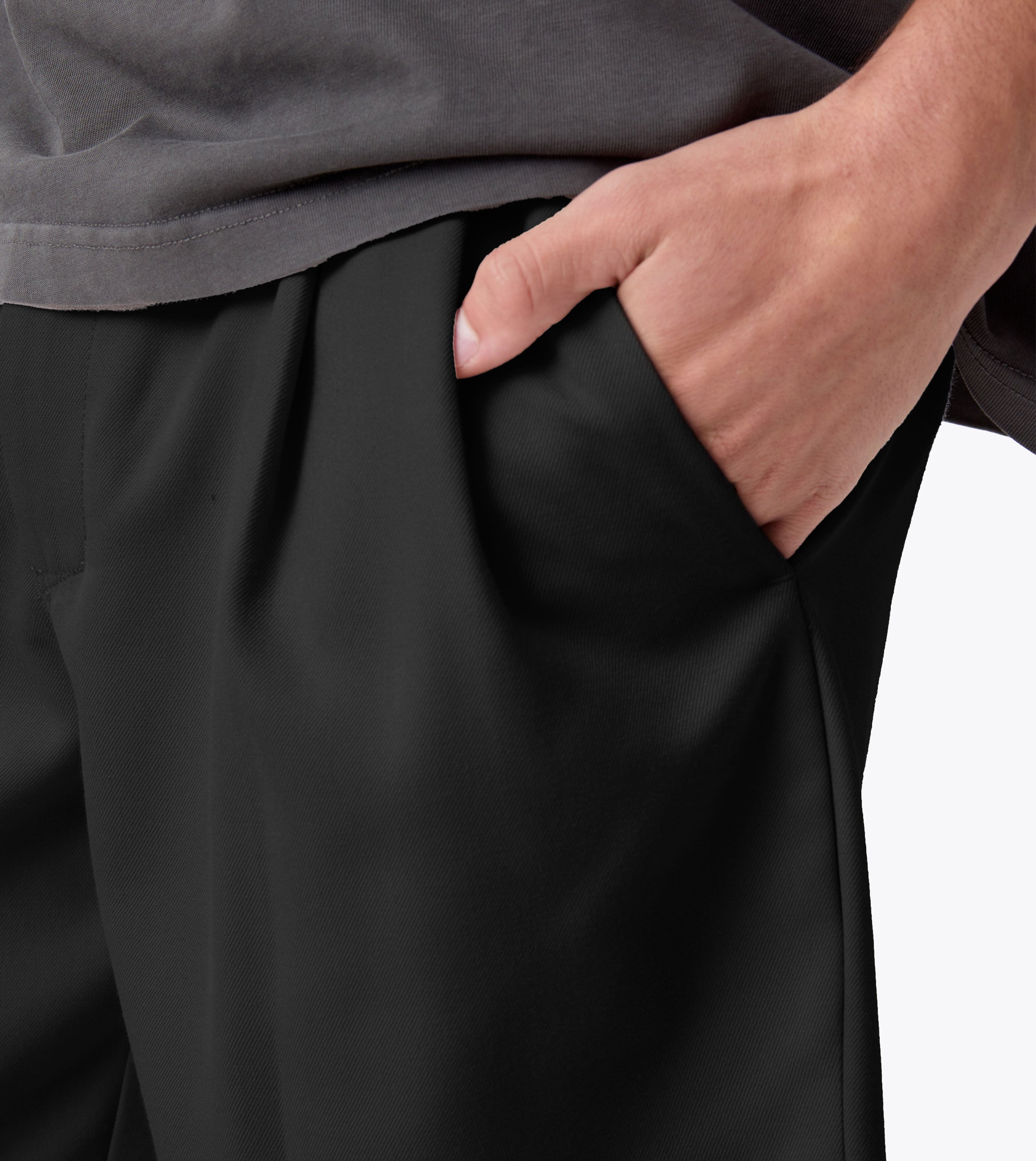 Twill Flow Short Black