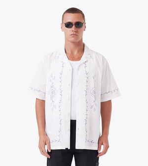 Vine Holiday SS Shirt White