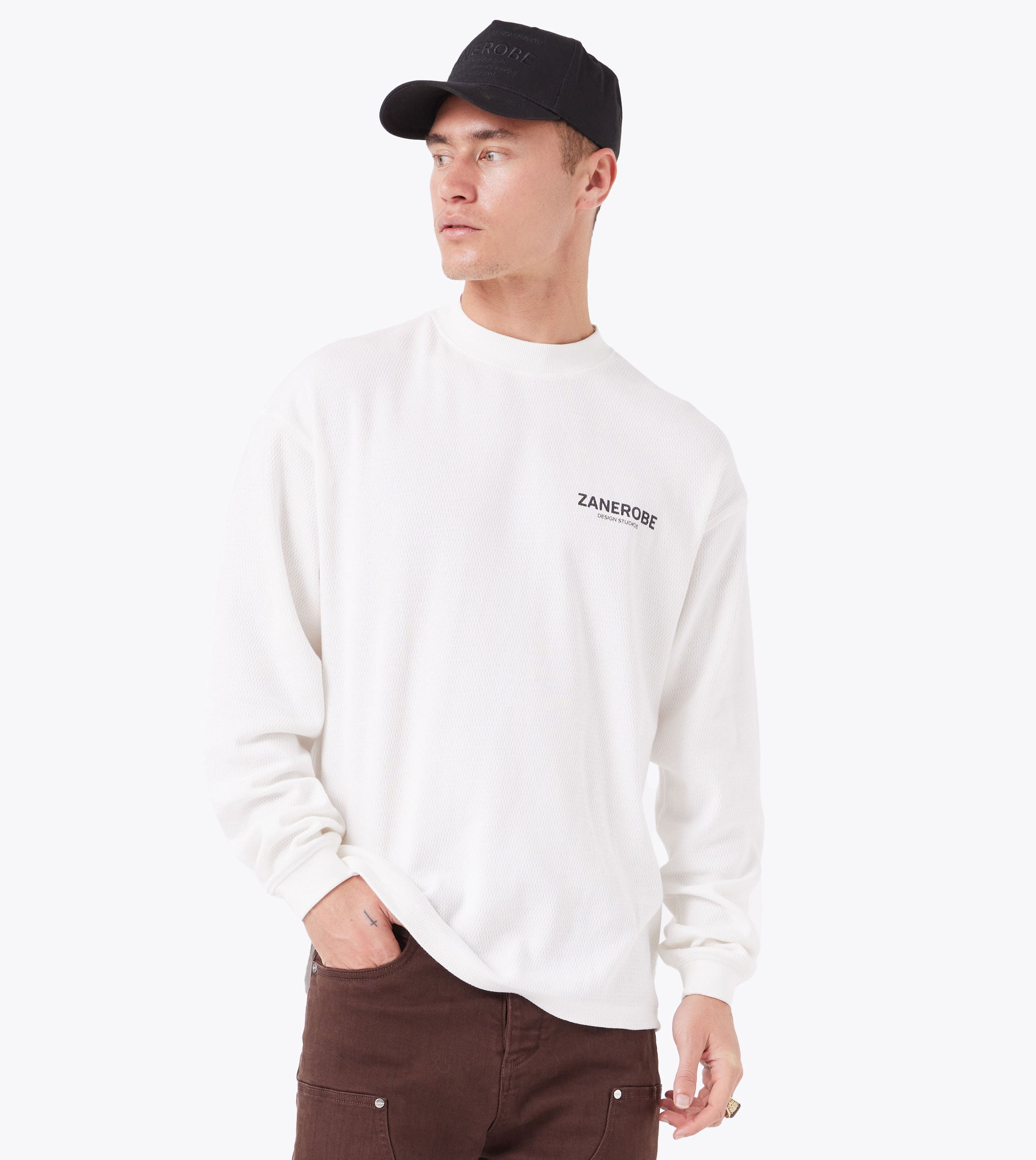ZDS Thermal Box ++ LS Tee GD Vintage White