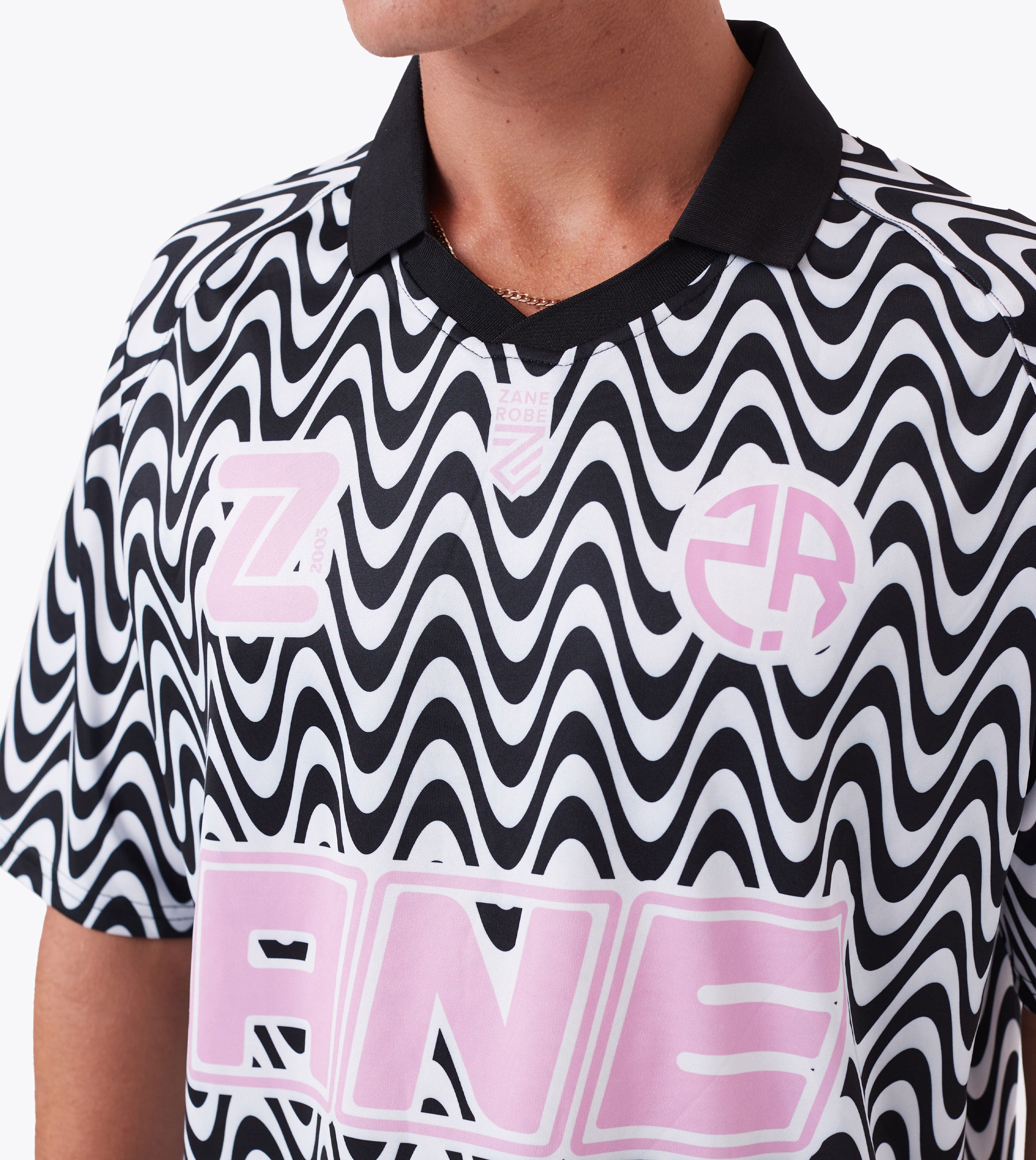 ZR Football Shirt Black/Pink