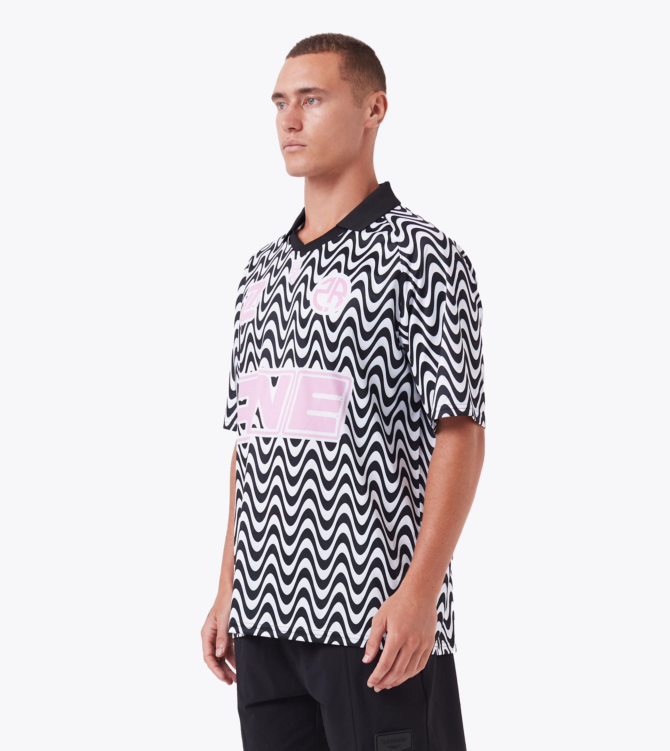 ZR Football Shirt Black/Pink