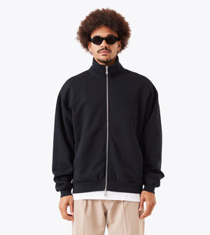 Zip Funnel Sweat Black