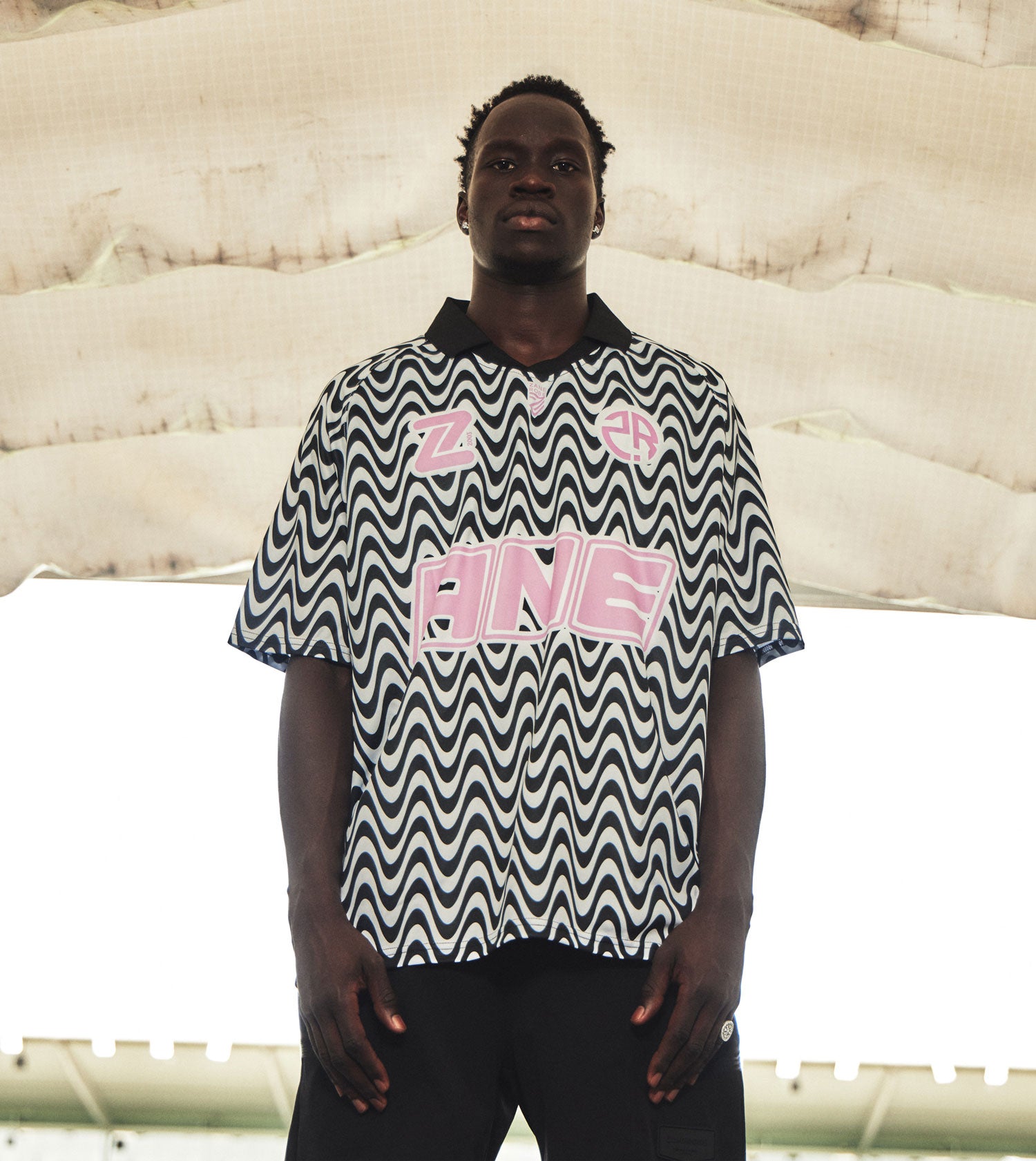 ZR Football Shirt Black/Pink