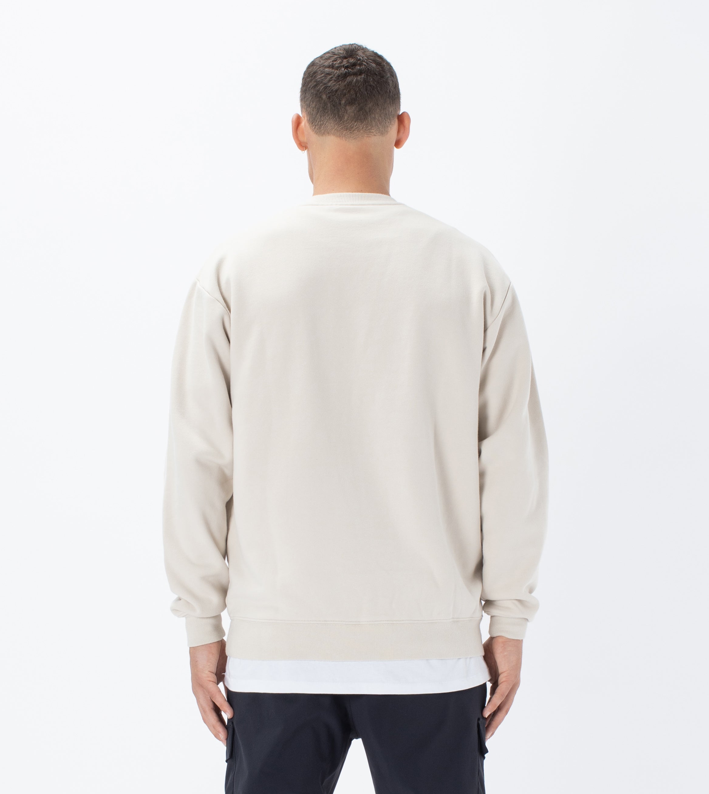 Studios Lowgo Crew Sweat Beige