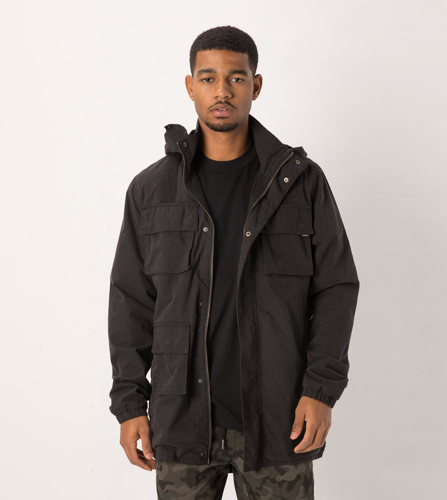 Utility Jacket Washed Black – ZANEROBE