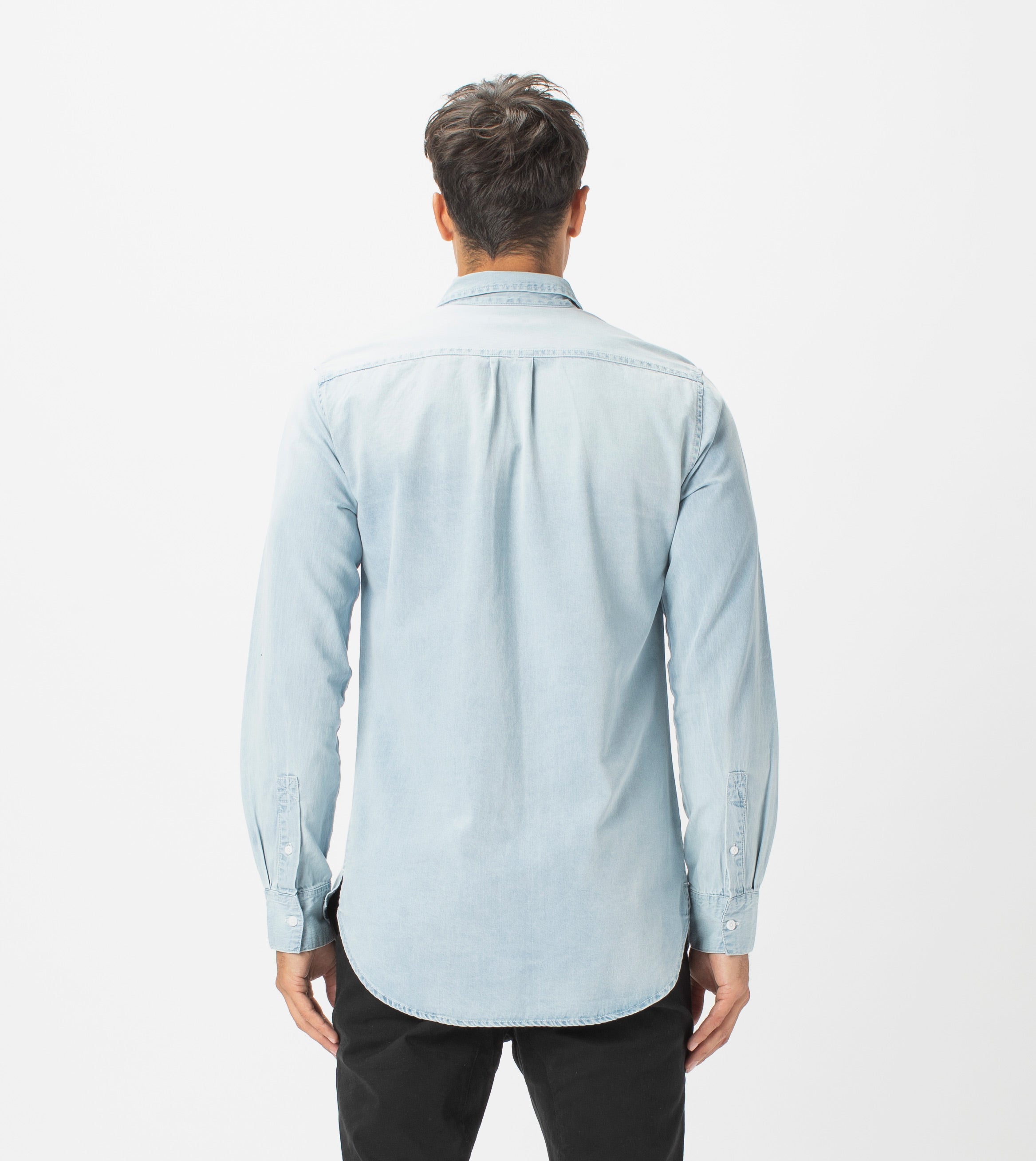 7 Foot Work Denim LS Shirt Original Blue