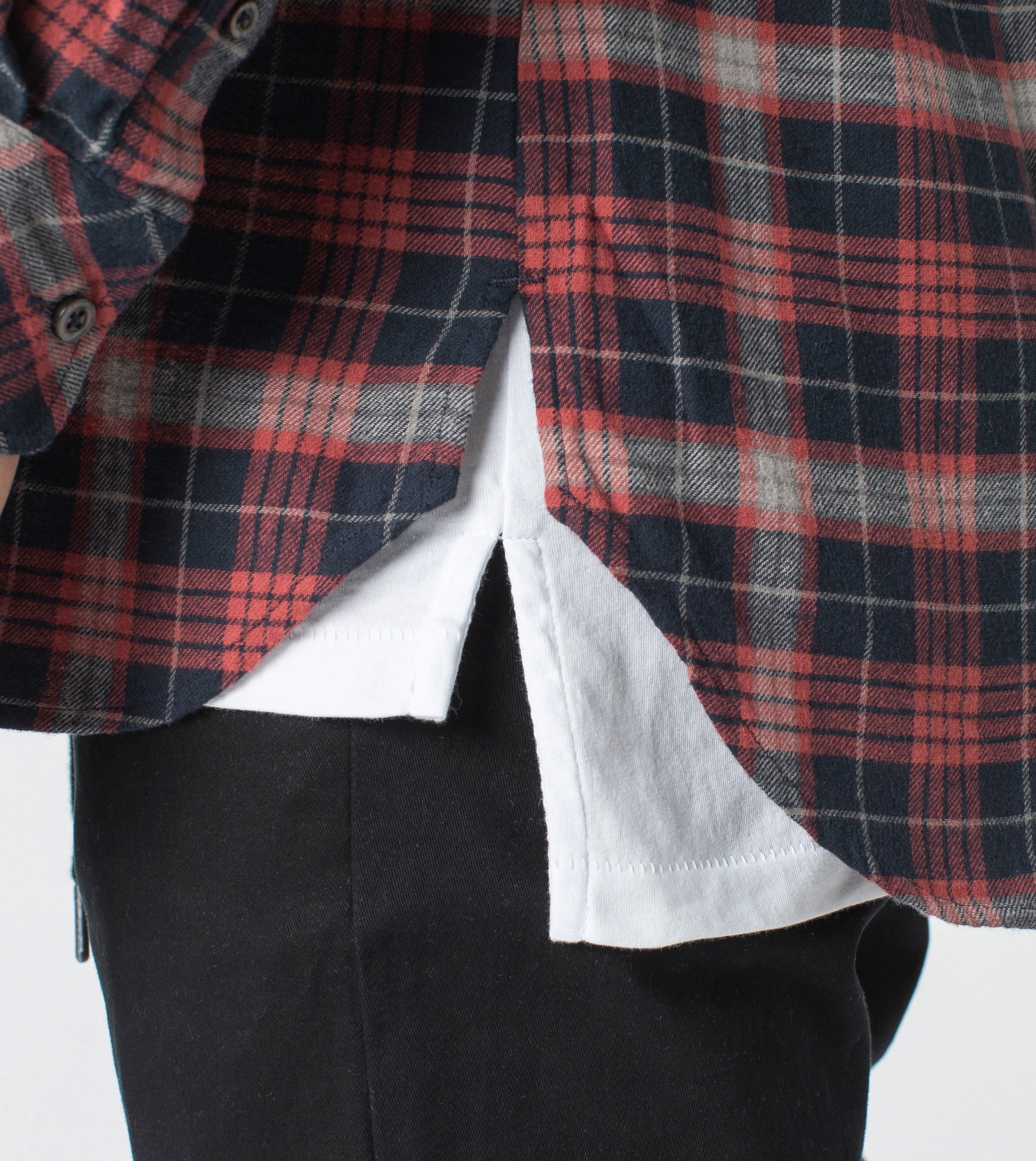 7 Foot Work Flannel LS Shirt Vintage Red