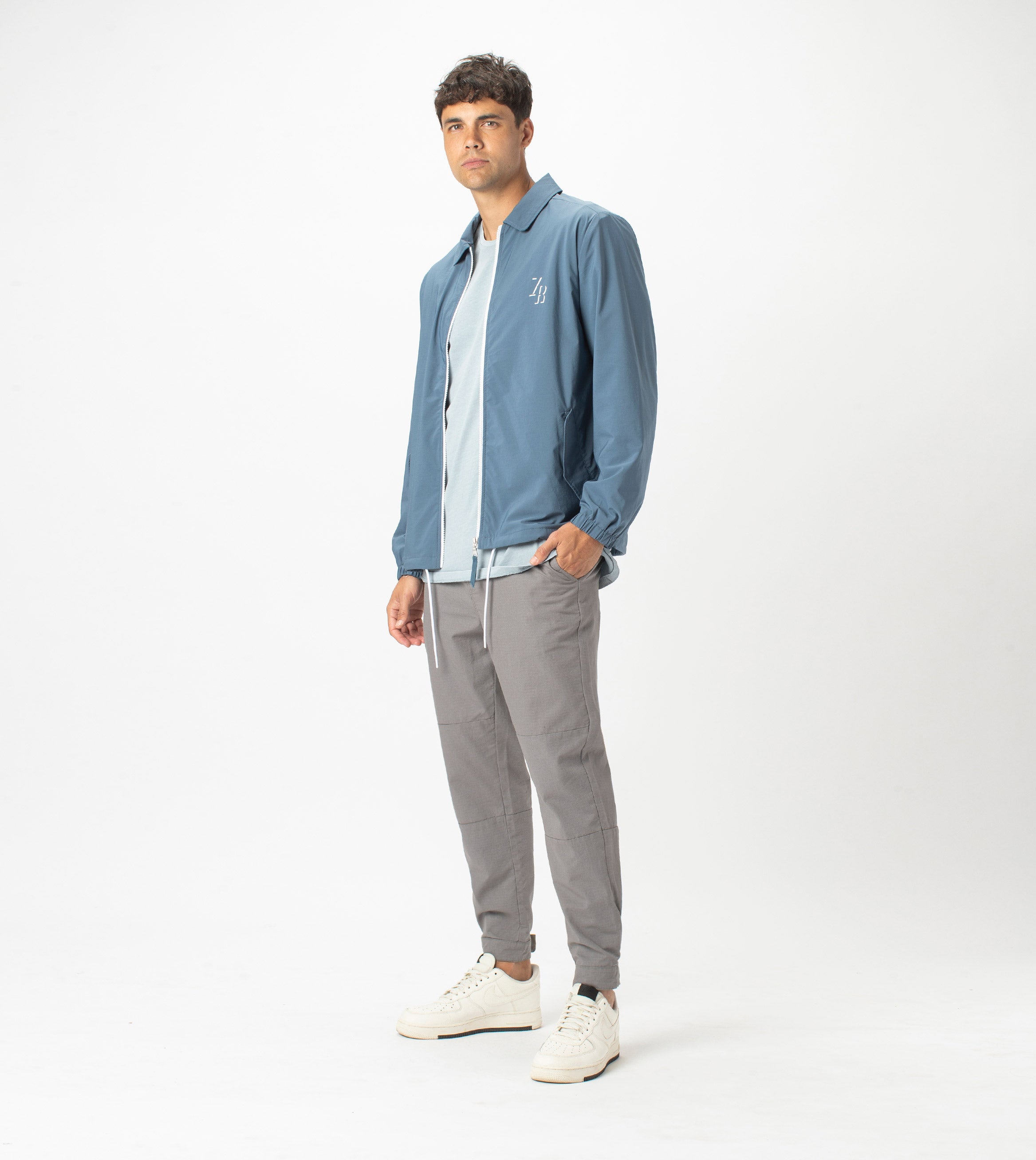 Avalon Coach Jacket Dull Blue