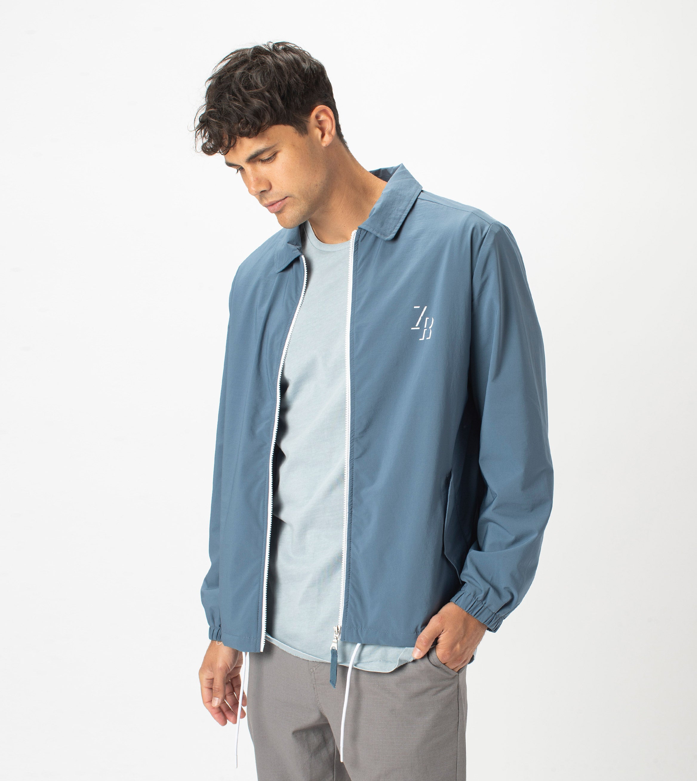 Avalon Coach Jacket Dull Blue