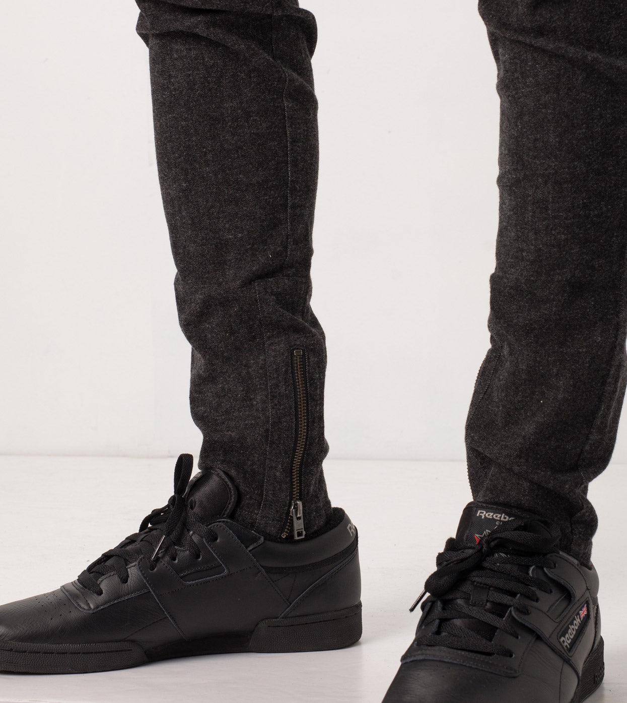 Blockshot Chino Charcoal Marle