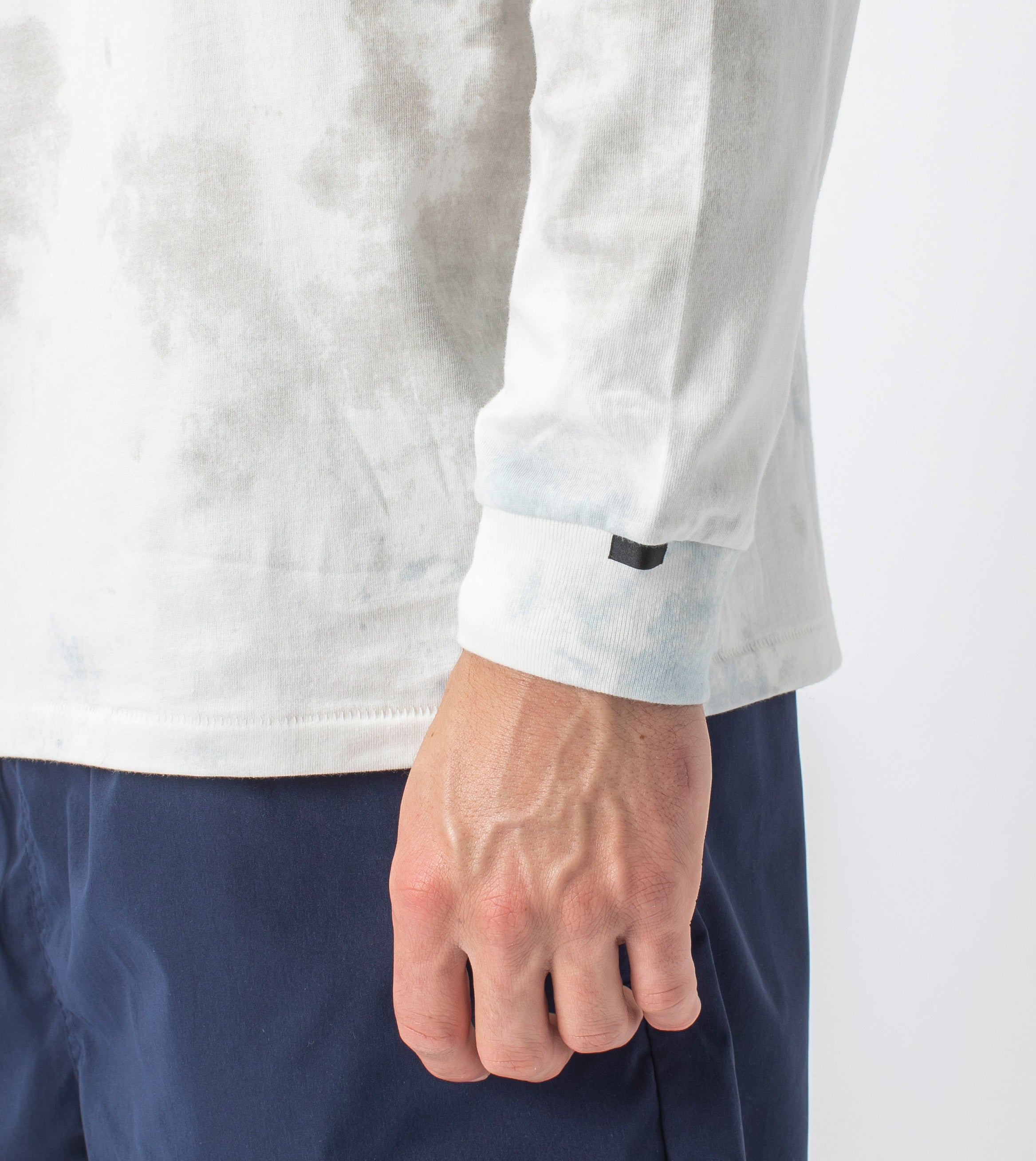 Slub Box LS Tee Milk/Cement