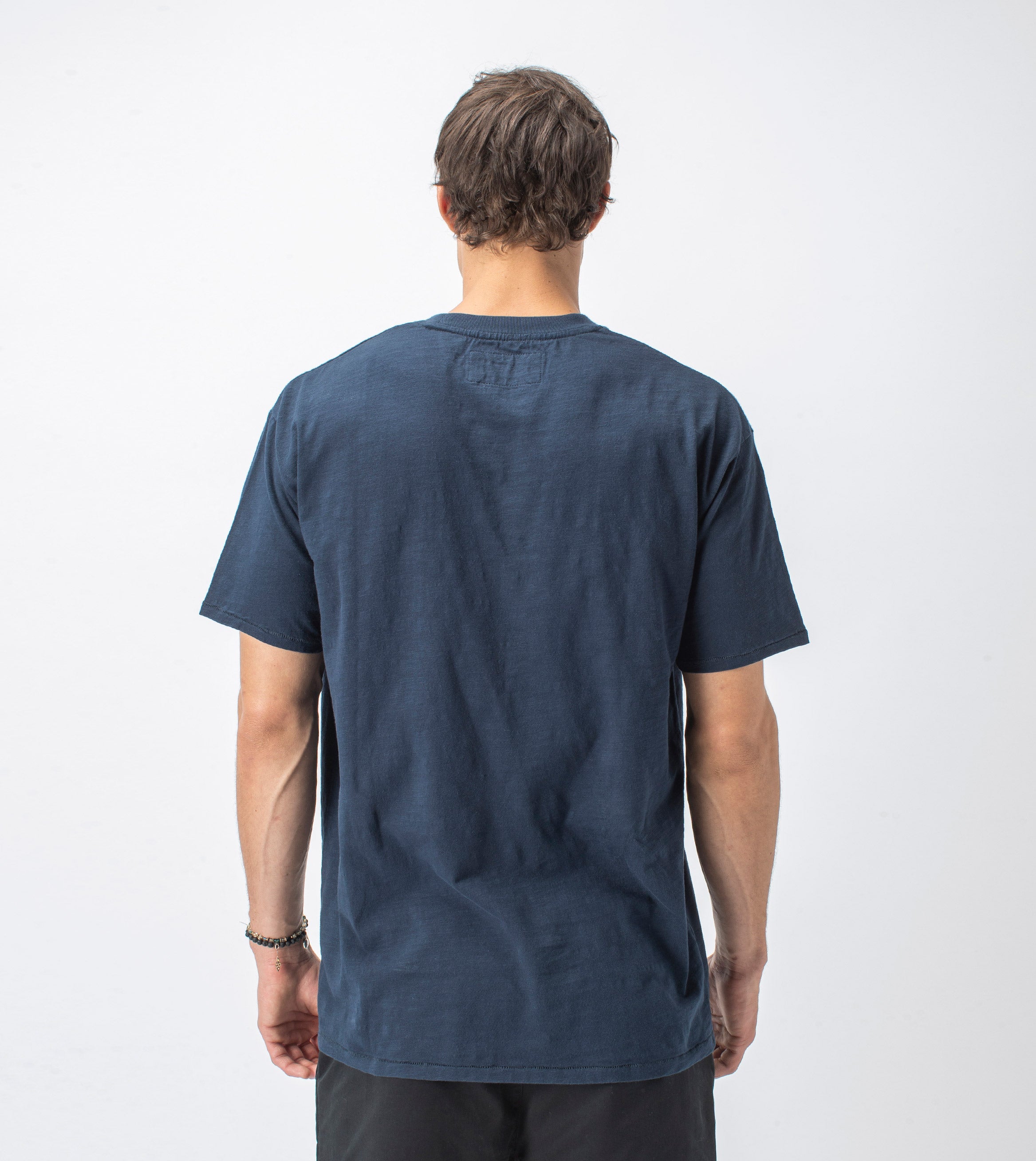 Slub Box Pocket Tee Washed Ink