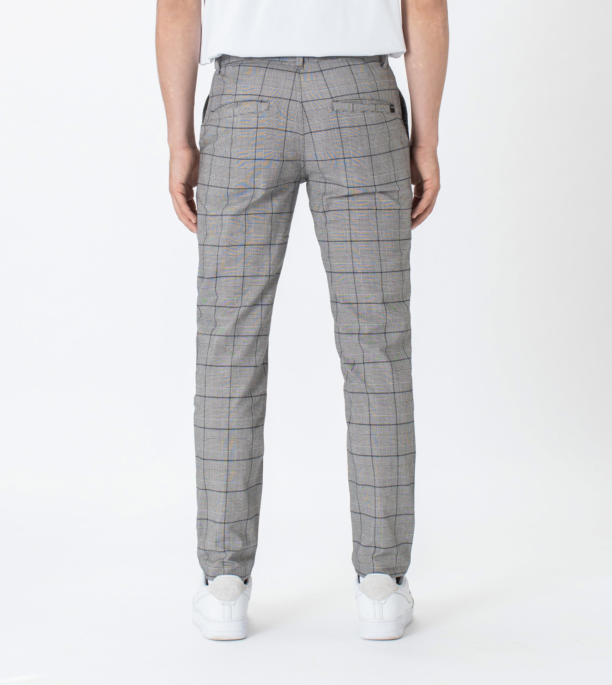 Check Kyoto Chino Grey/Indigo