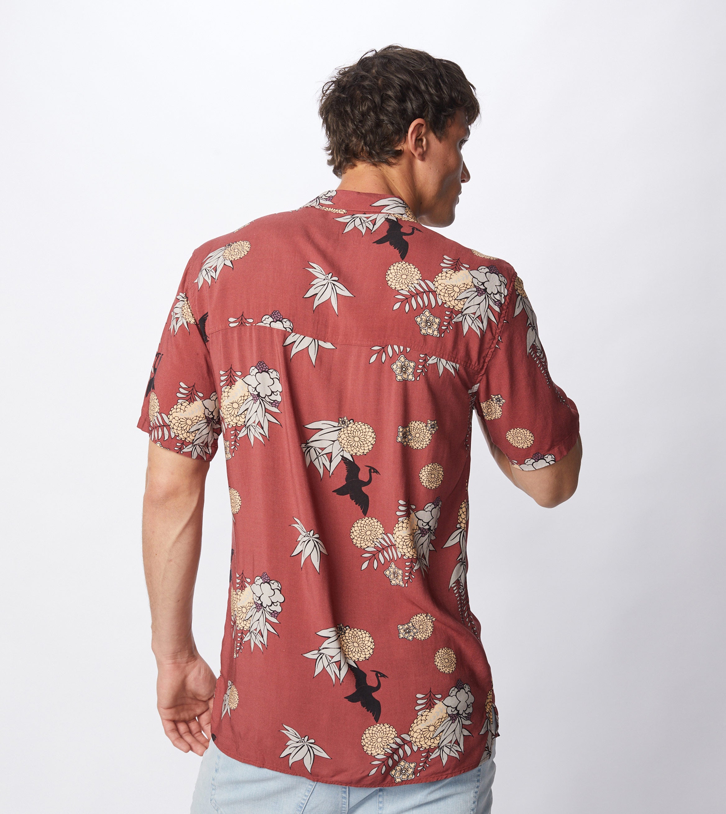 Crane SS Shirt Ochre