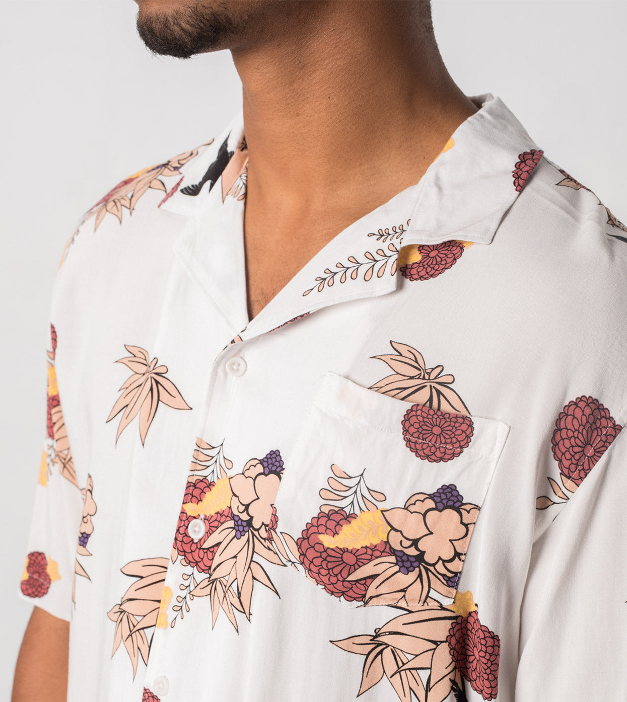 Crane SS Shirt White