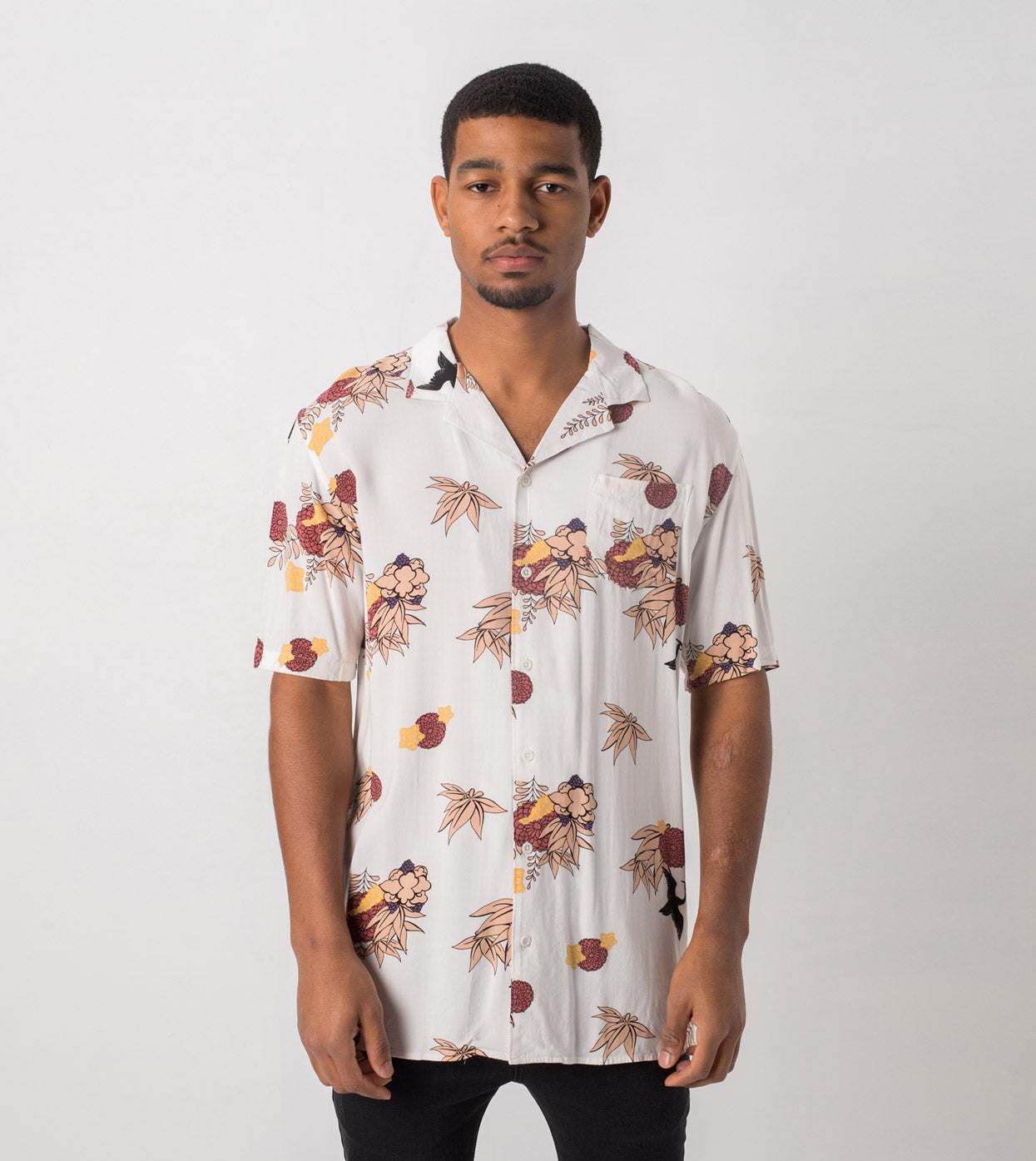 Crane SS Shirt White