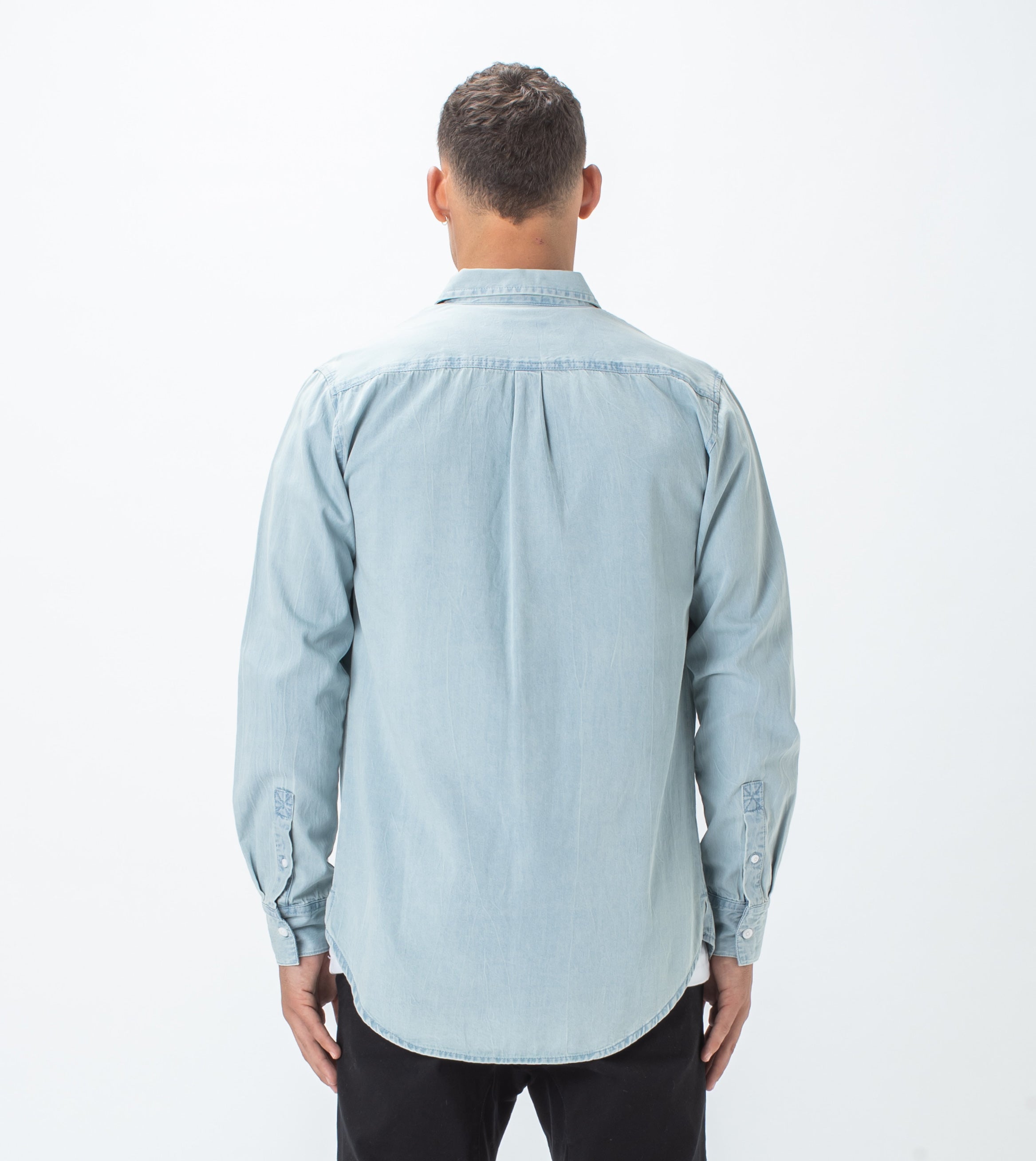 Denim Work LS Shirt Sea Salt