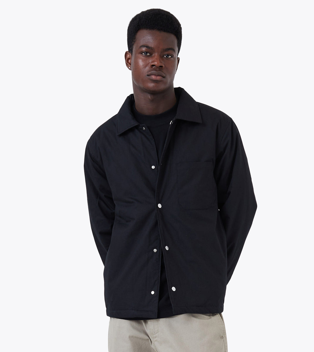 Hike Overshirt Black – ZANEROBE