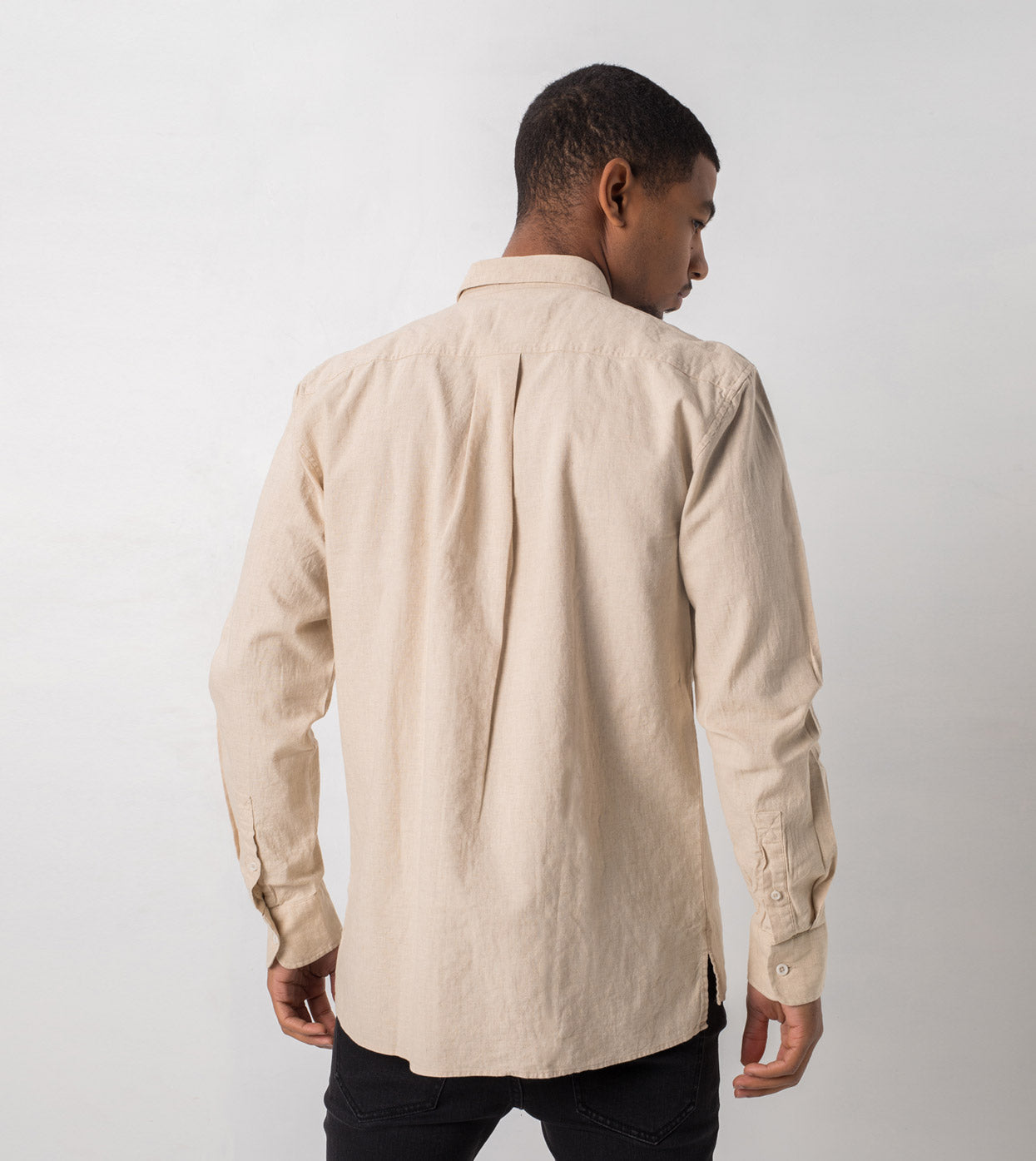JY Linen LS Shirt Natural