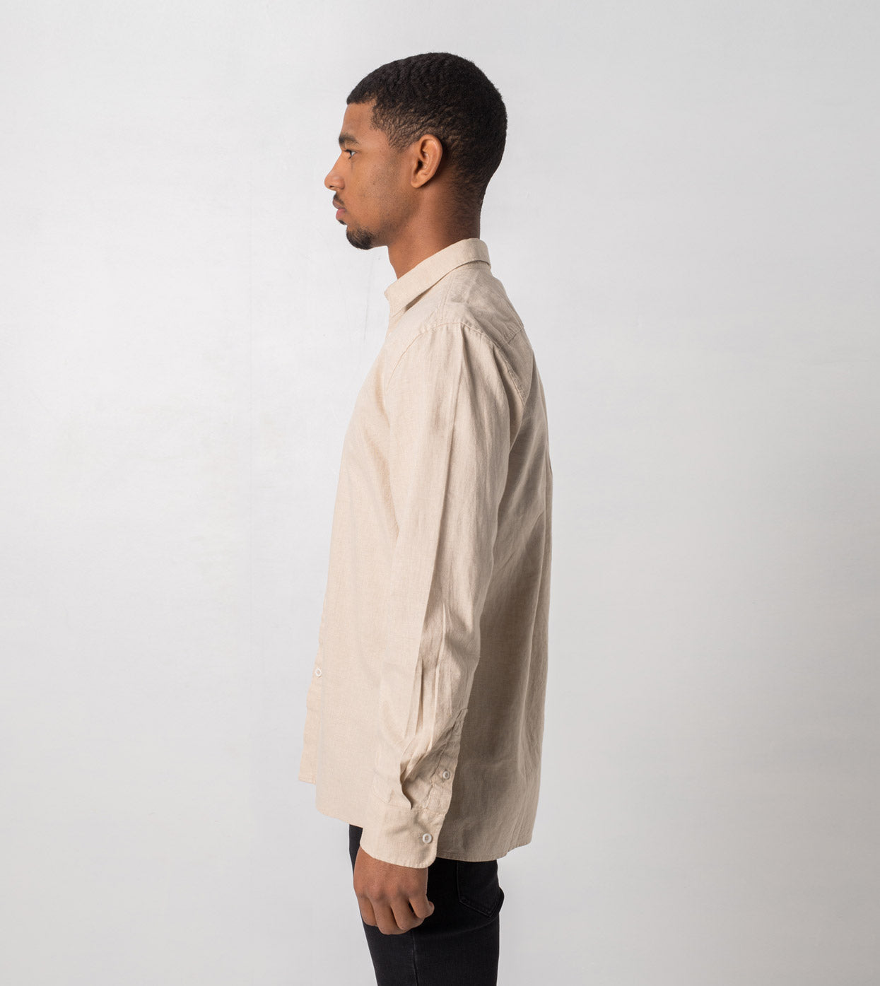 JY Linen LS Shirt Natural