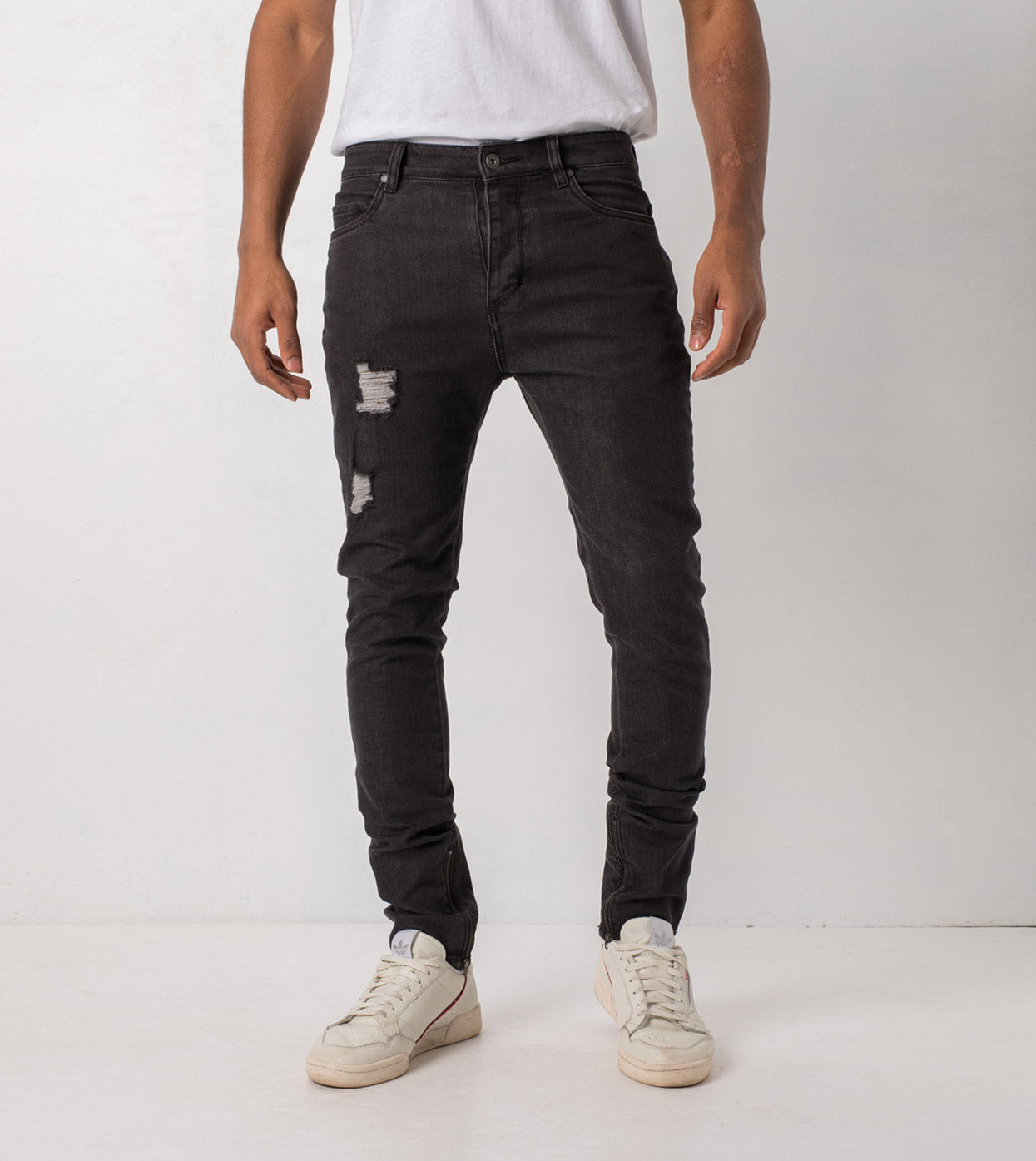 Joe Blow Zip Denim Milled Black