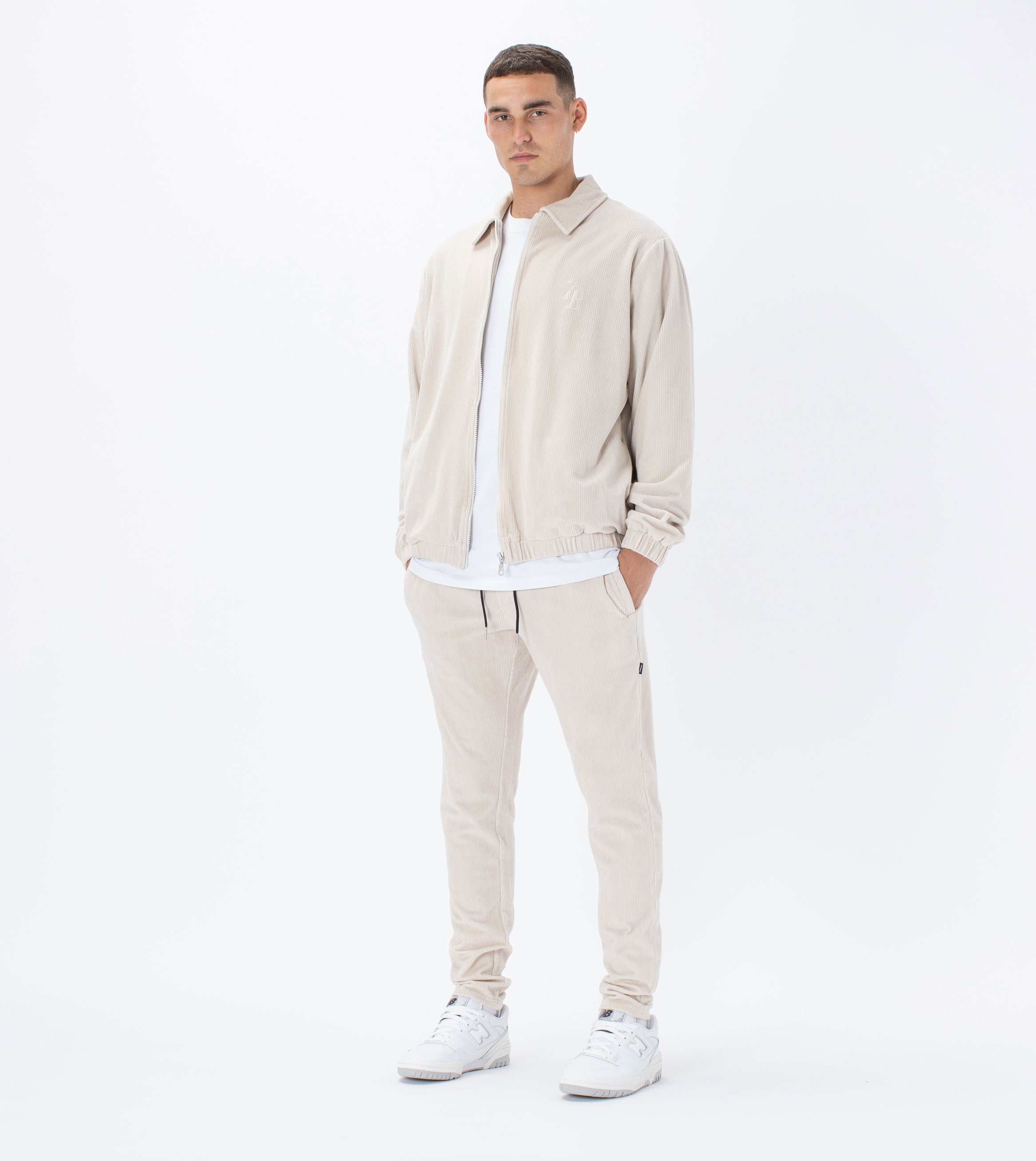 Kyoto Velour Pant Beige