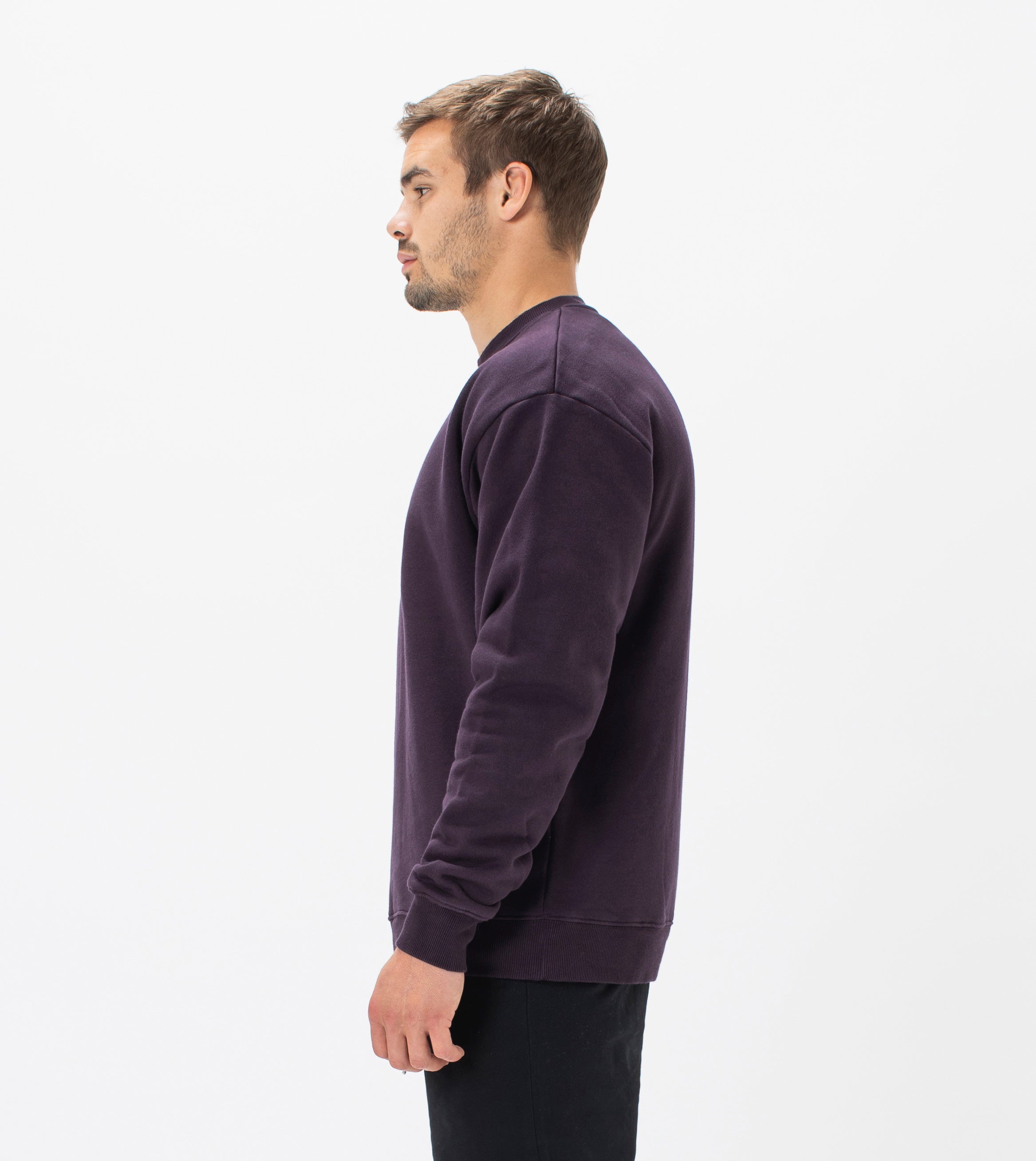 Lowgo Crew Sweat Dk Grape