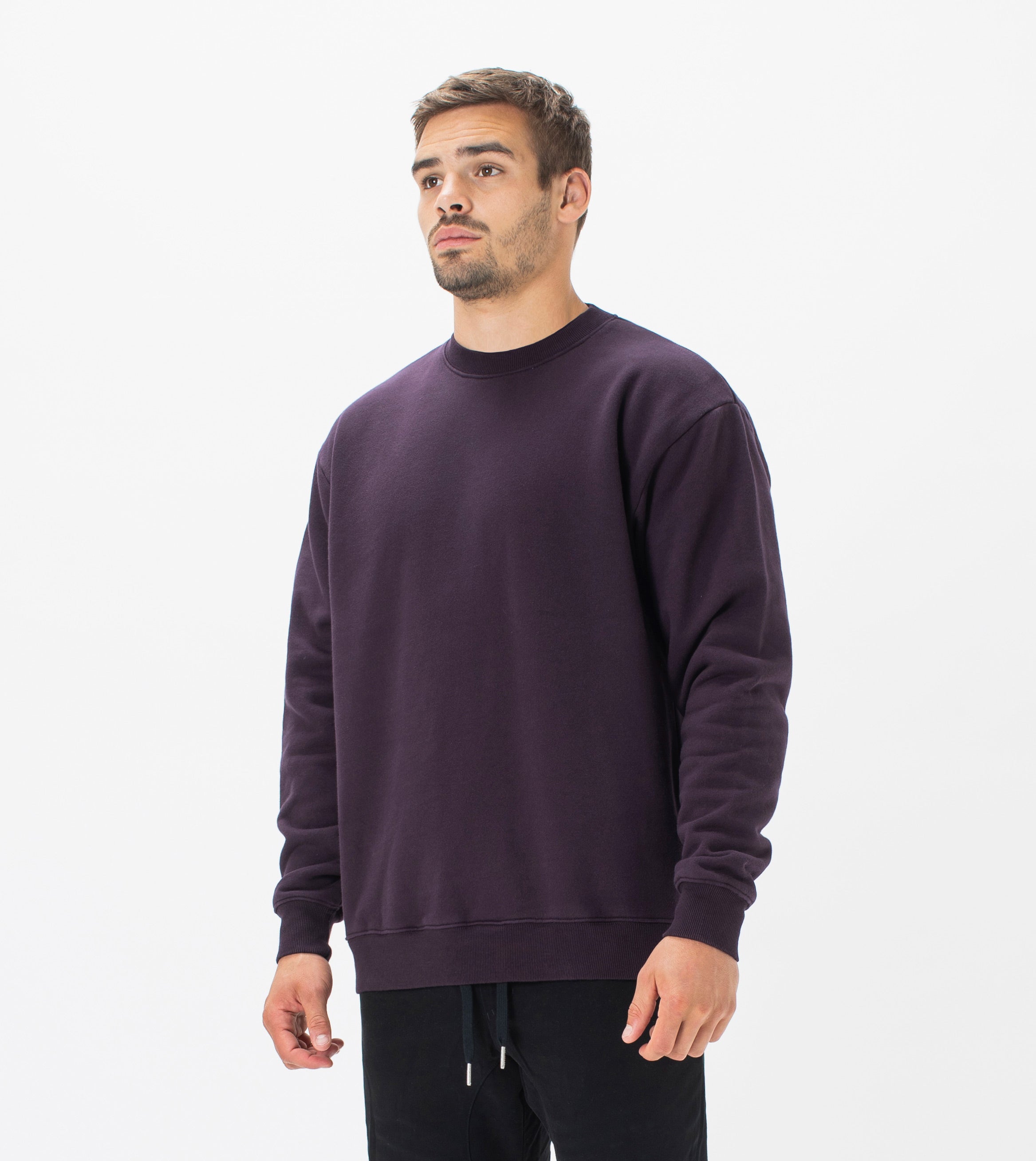 Lowgo Crew Sweat Dk Grape