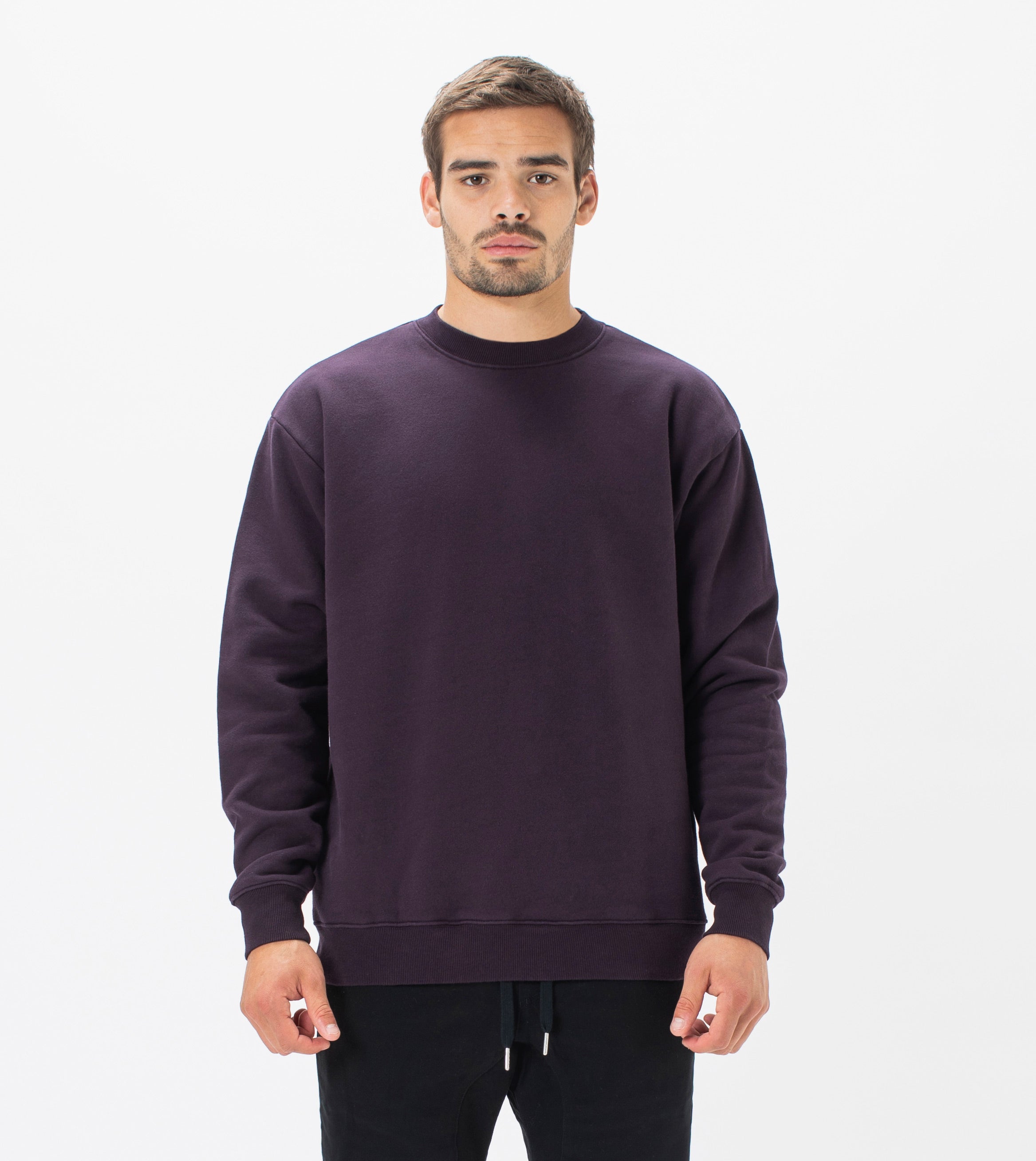Lowgo Crew Sweat Dk Grape