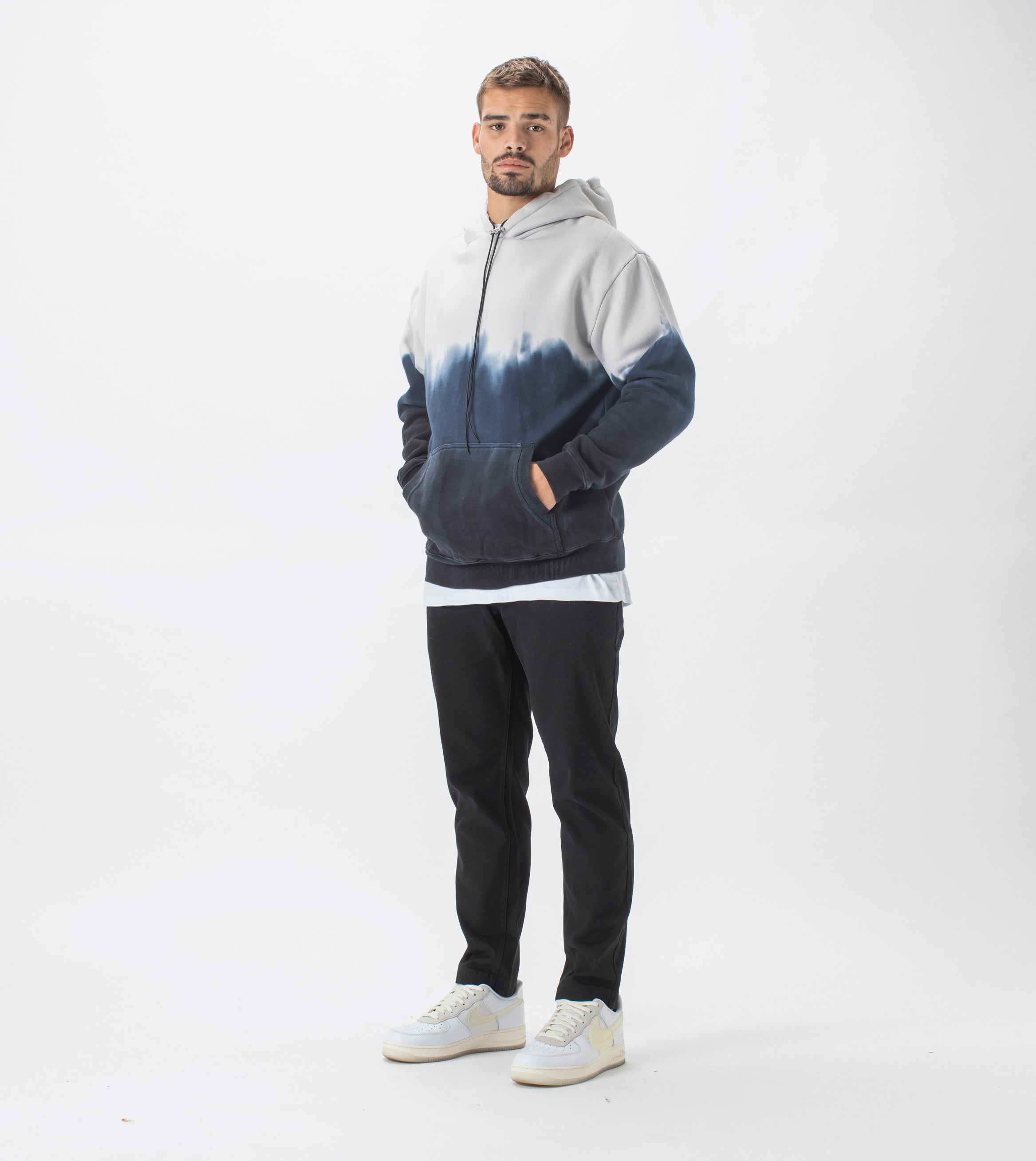 Lowgo Hood Sweat Frost/Black