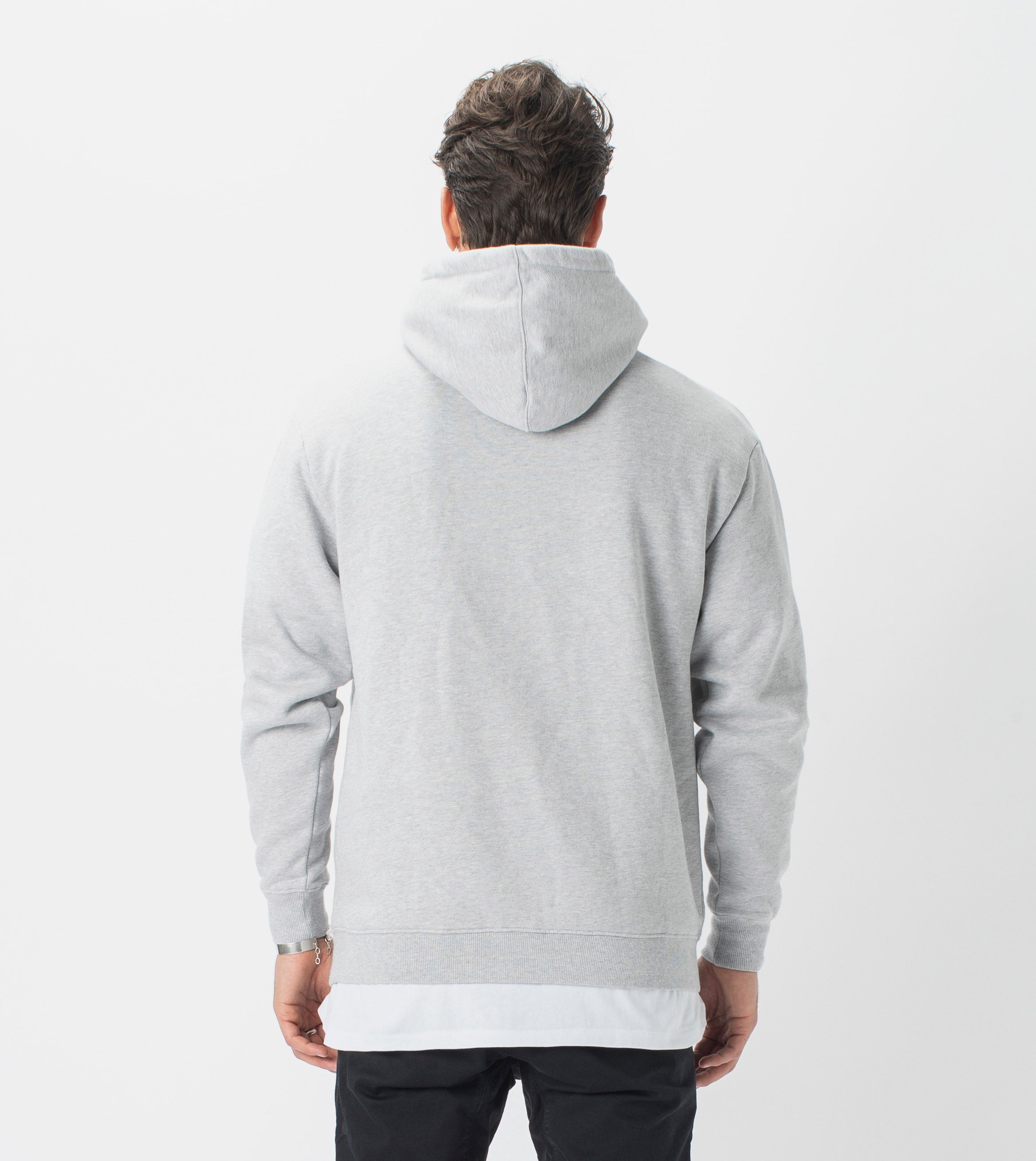 Lowgo Hood Sweat Silver Marle