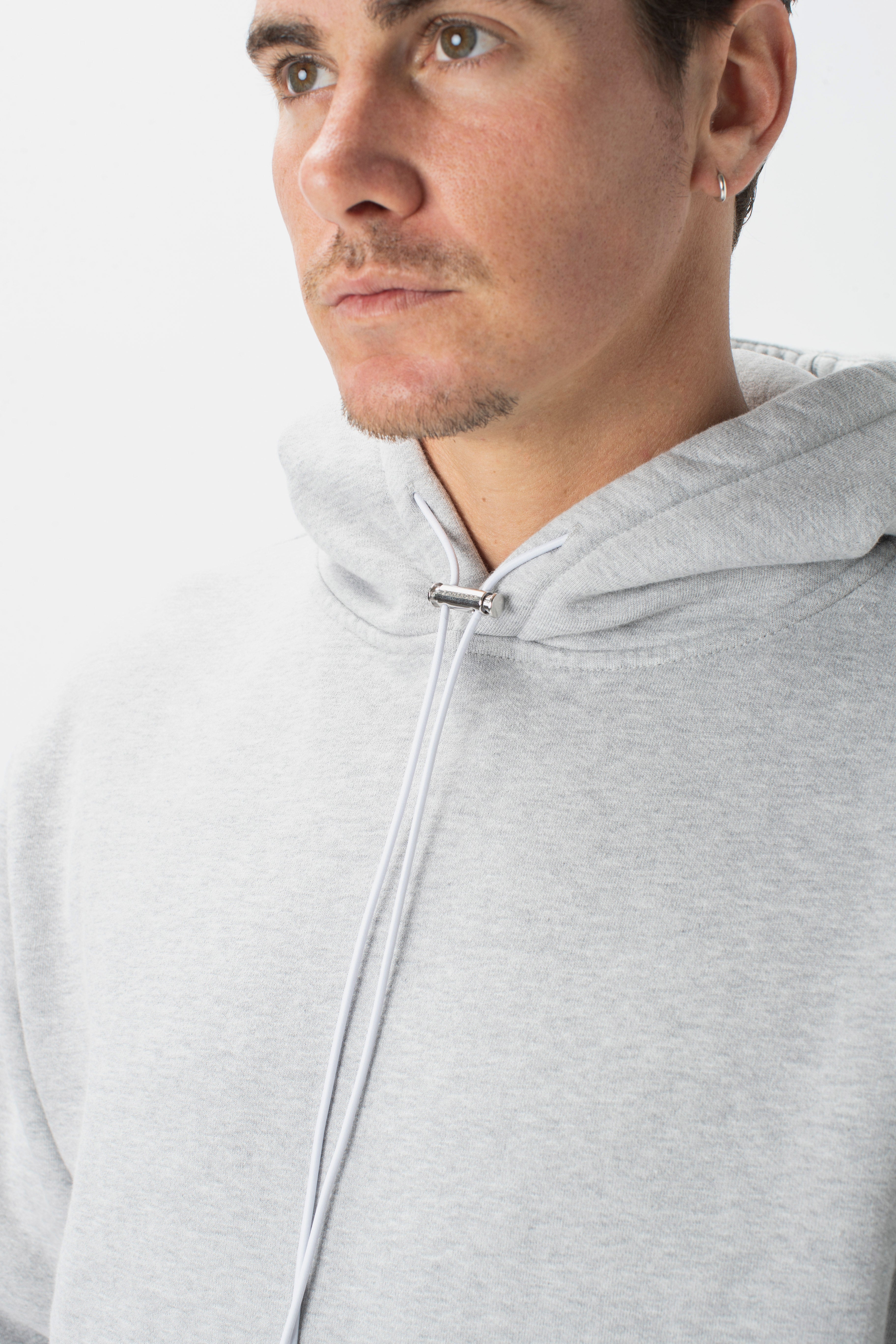 Lowgo Hood Sweat Silver Marle