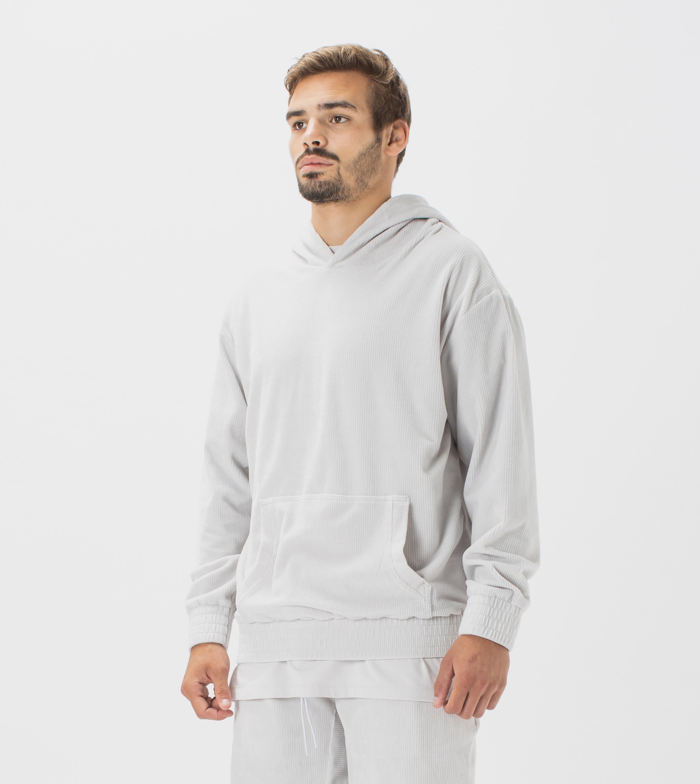 Lowgo Velour Hood Sweat Frost - Sale
