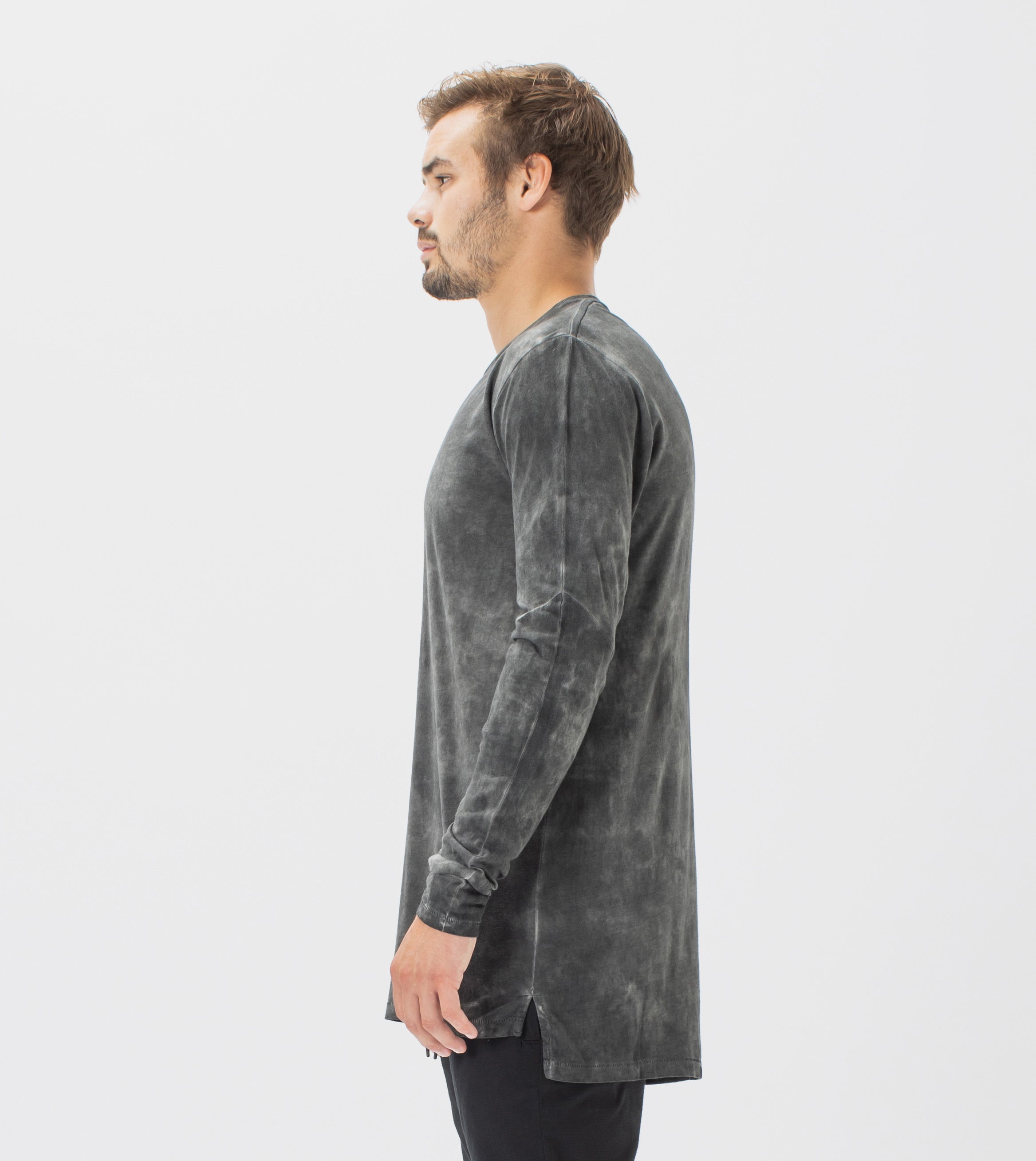 Marble Flintlock LS Tee GD Black