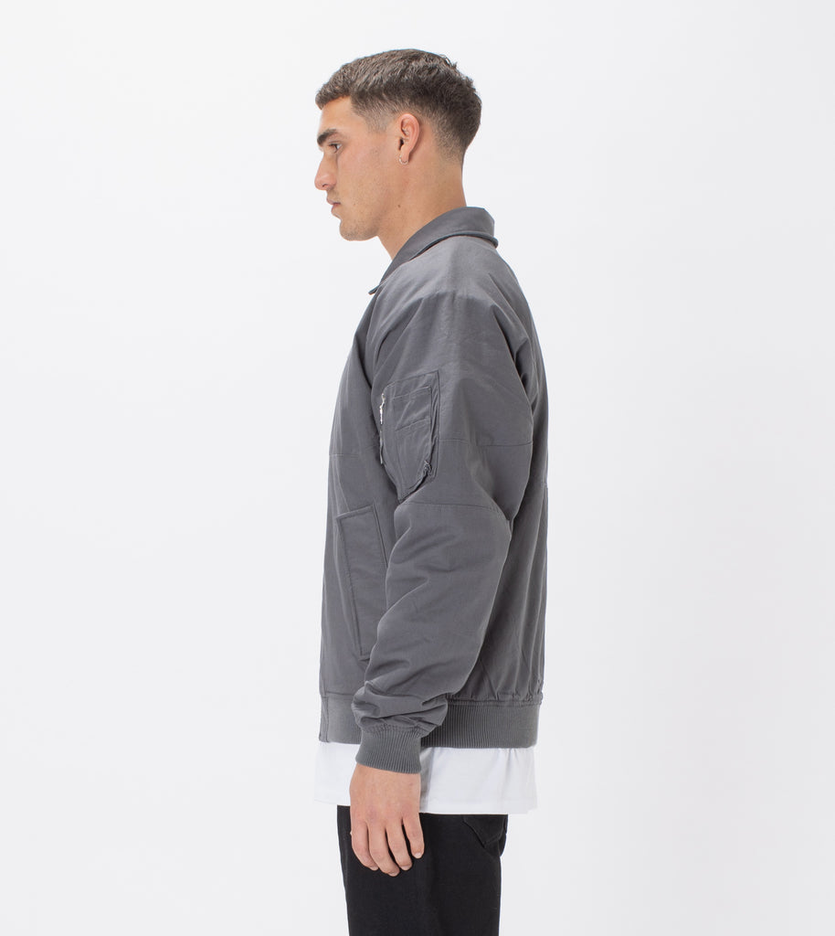 Militat Bomber Jacket Grey ZANEROBE