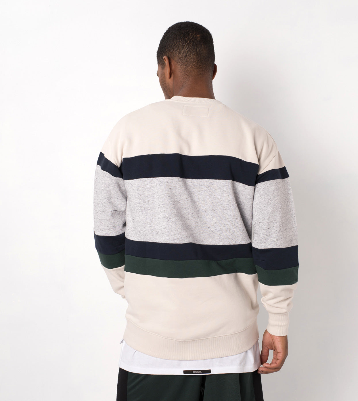 Panel Rugger Crew Sweat Shell
