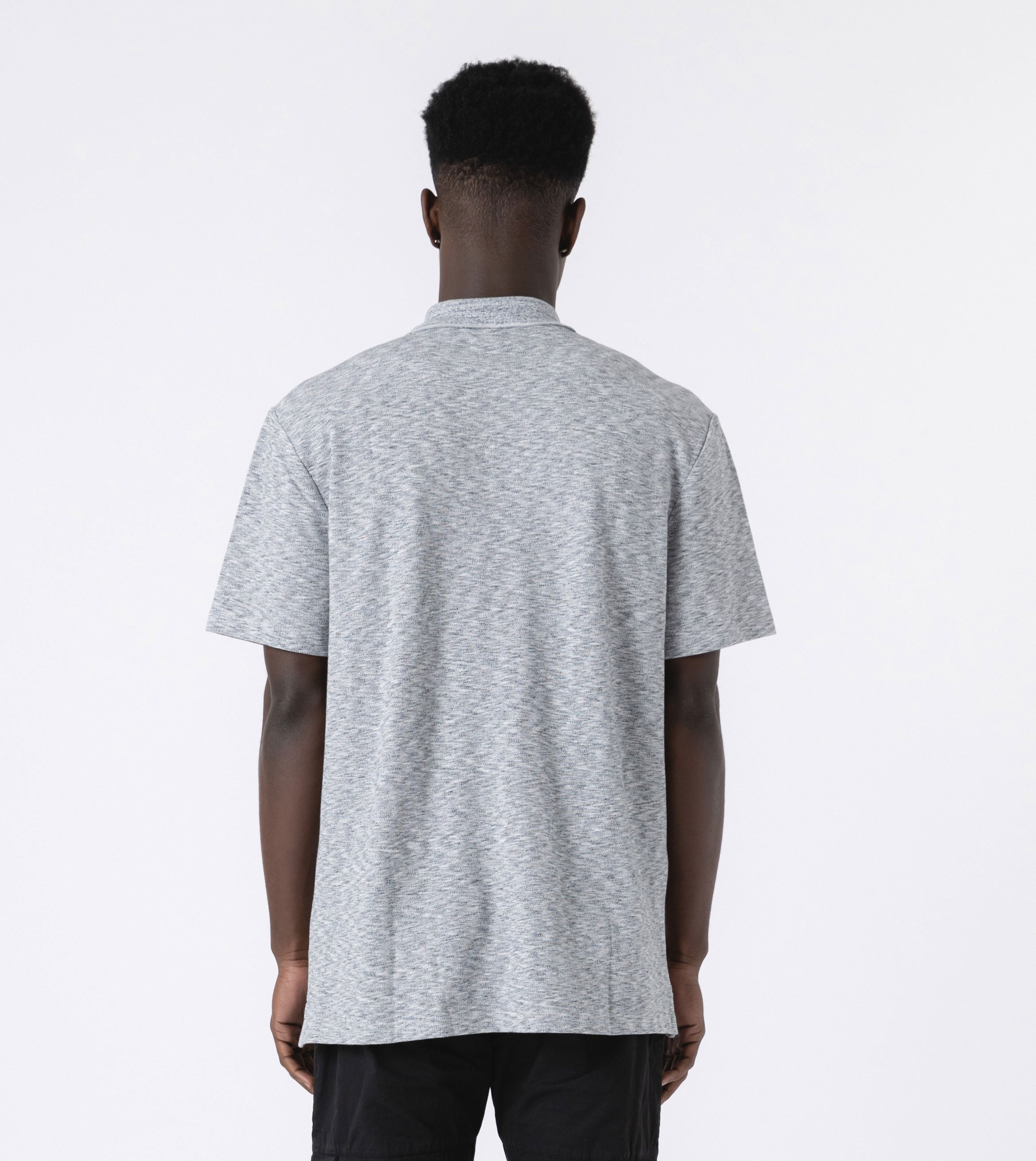 Pique Polo White Noise