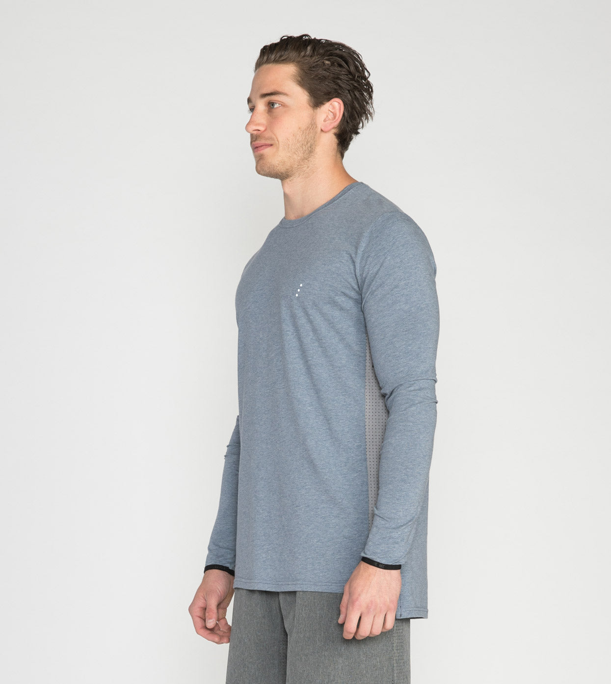 Tech Flintlock LS Tee Static Blue - Sale